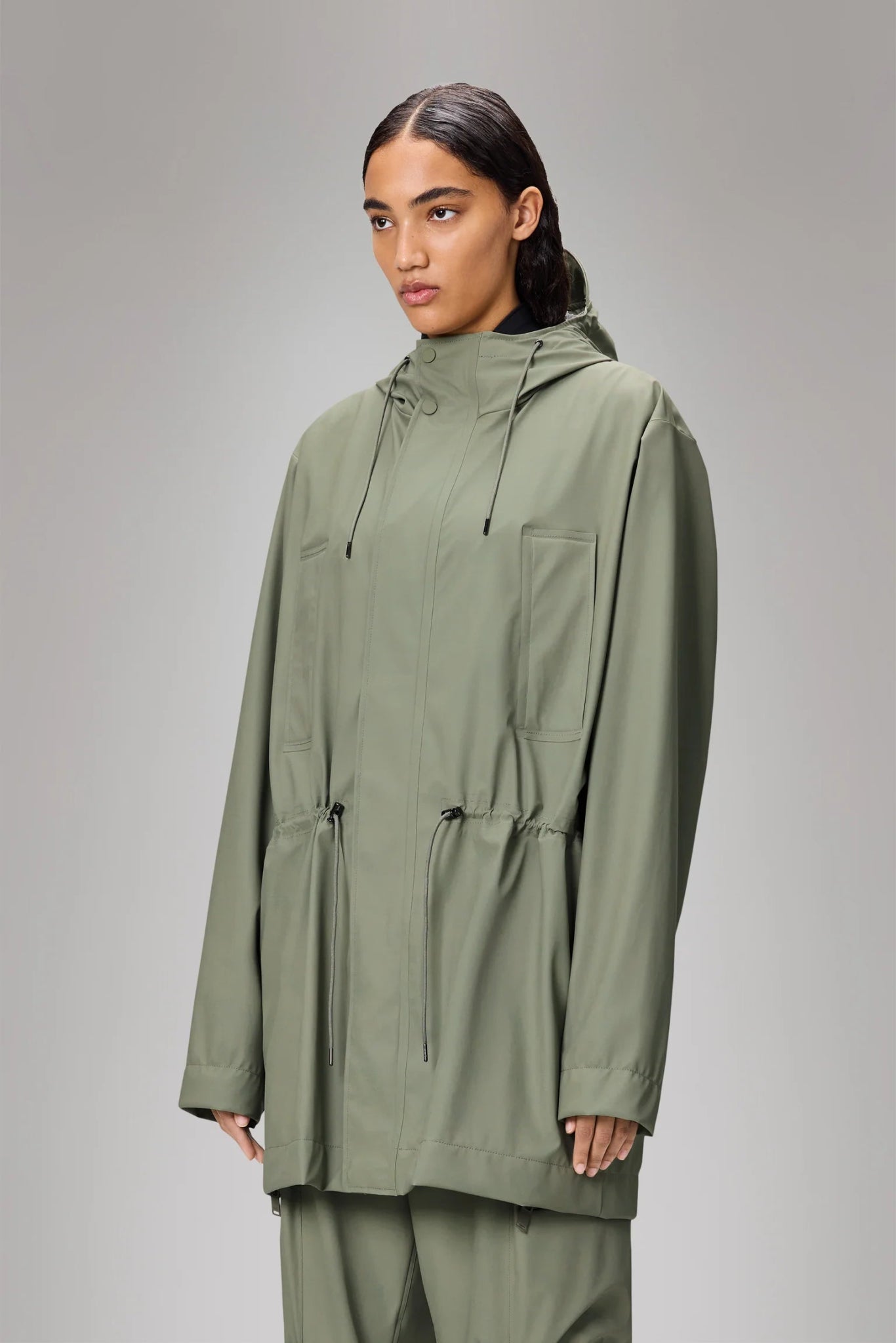 RAINS Bold Long Jacket W3 - Boutique Bubbles