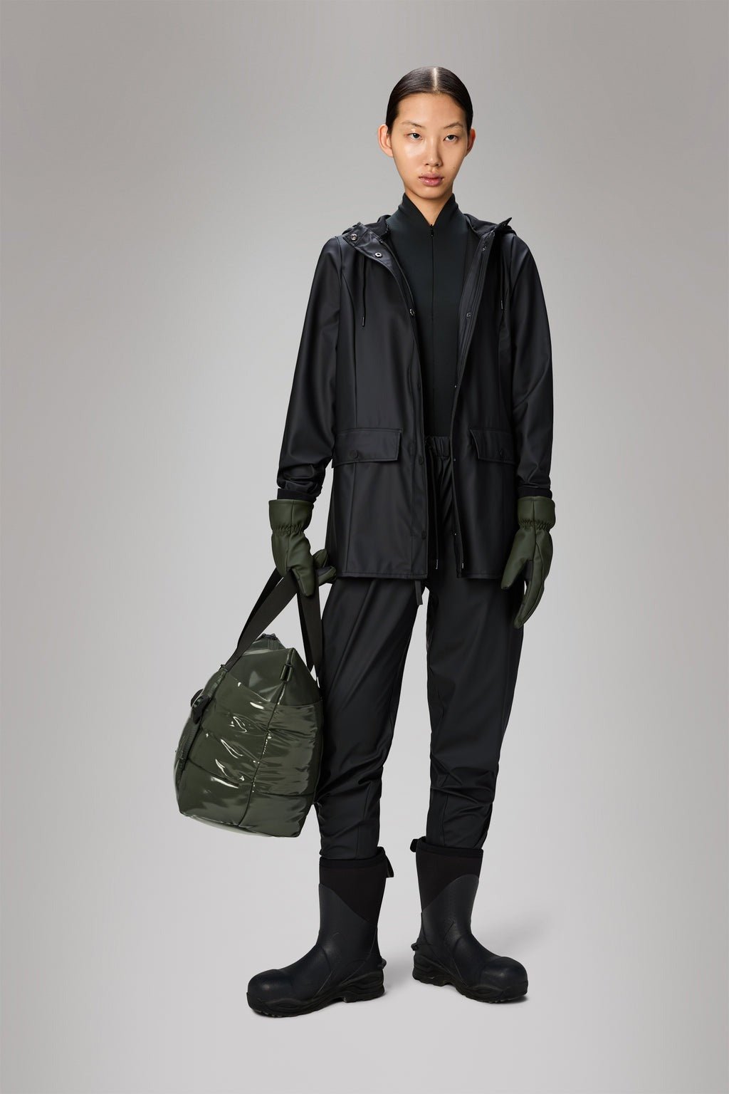 RAINS Curve Jacket W3 - Boutique Bubbles