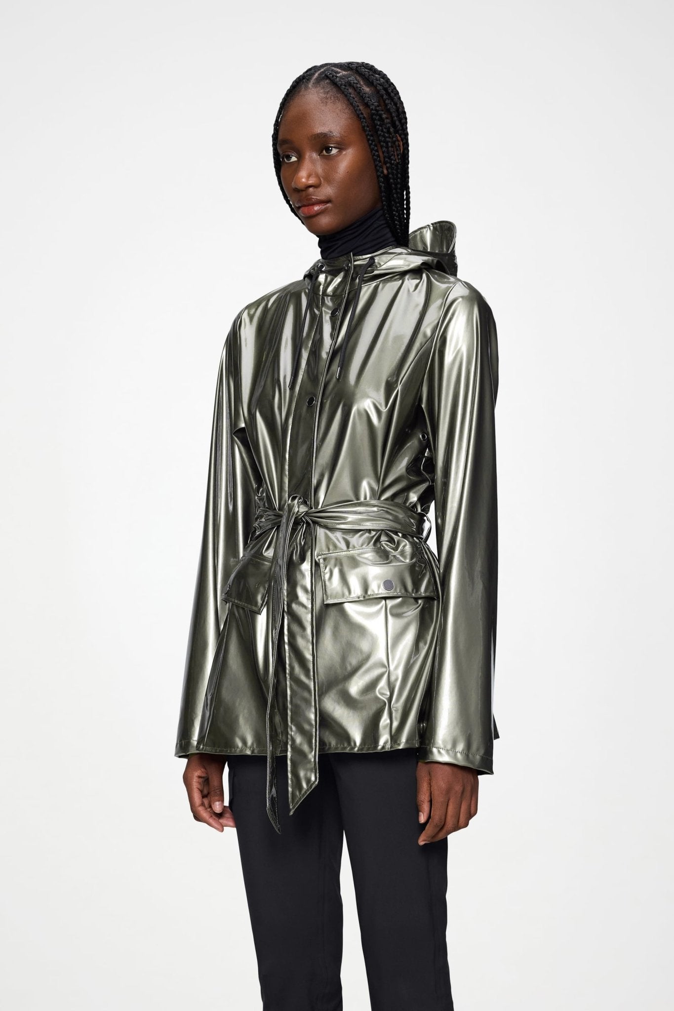 RAINS Curve Jacket W3 - Boutique Bubbles