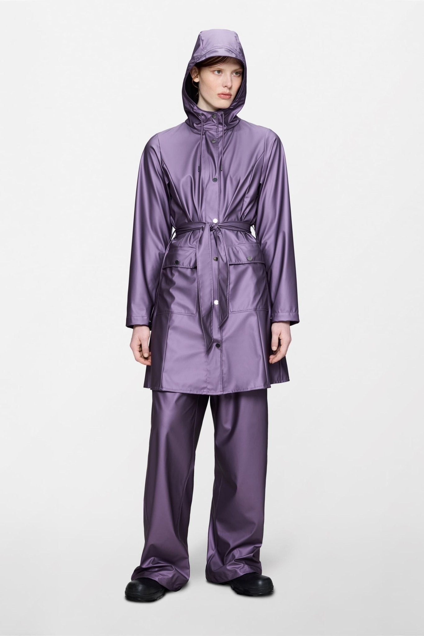 RAINS CURVE Long Jacket W3 - Boutique Bubbles