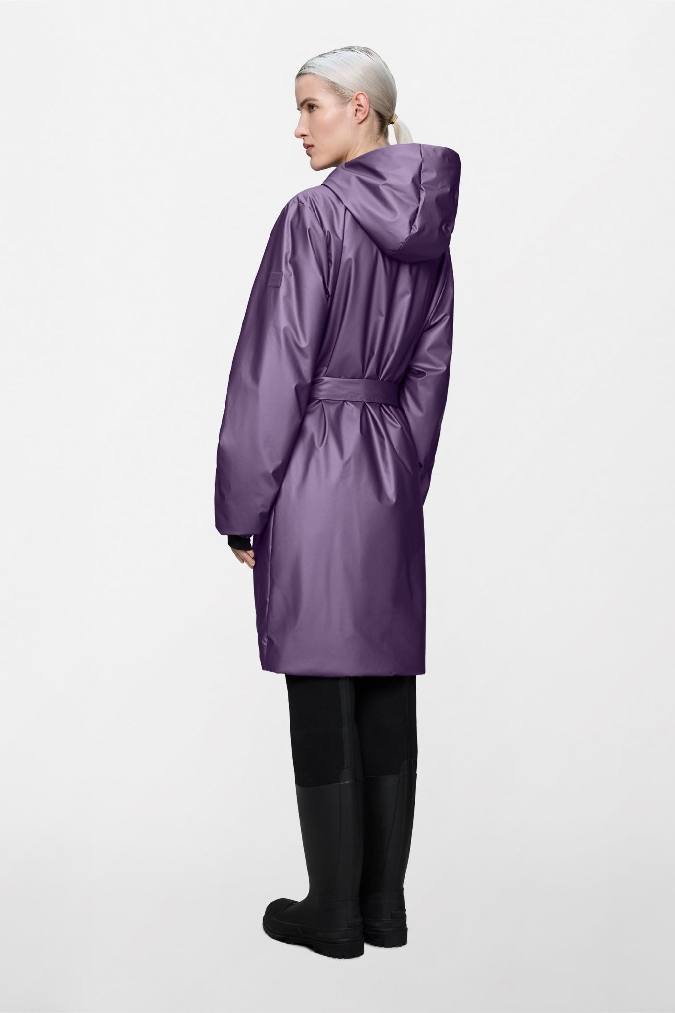 RAINS LOHJA Long Insulated Curve Jacket W3T2 - Boutique Bubbles