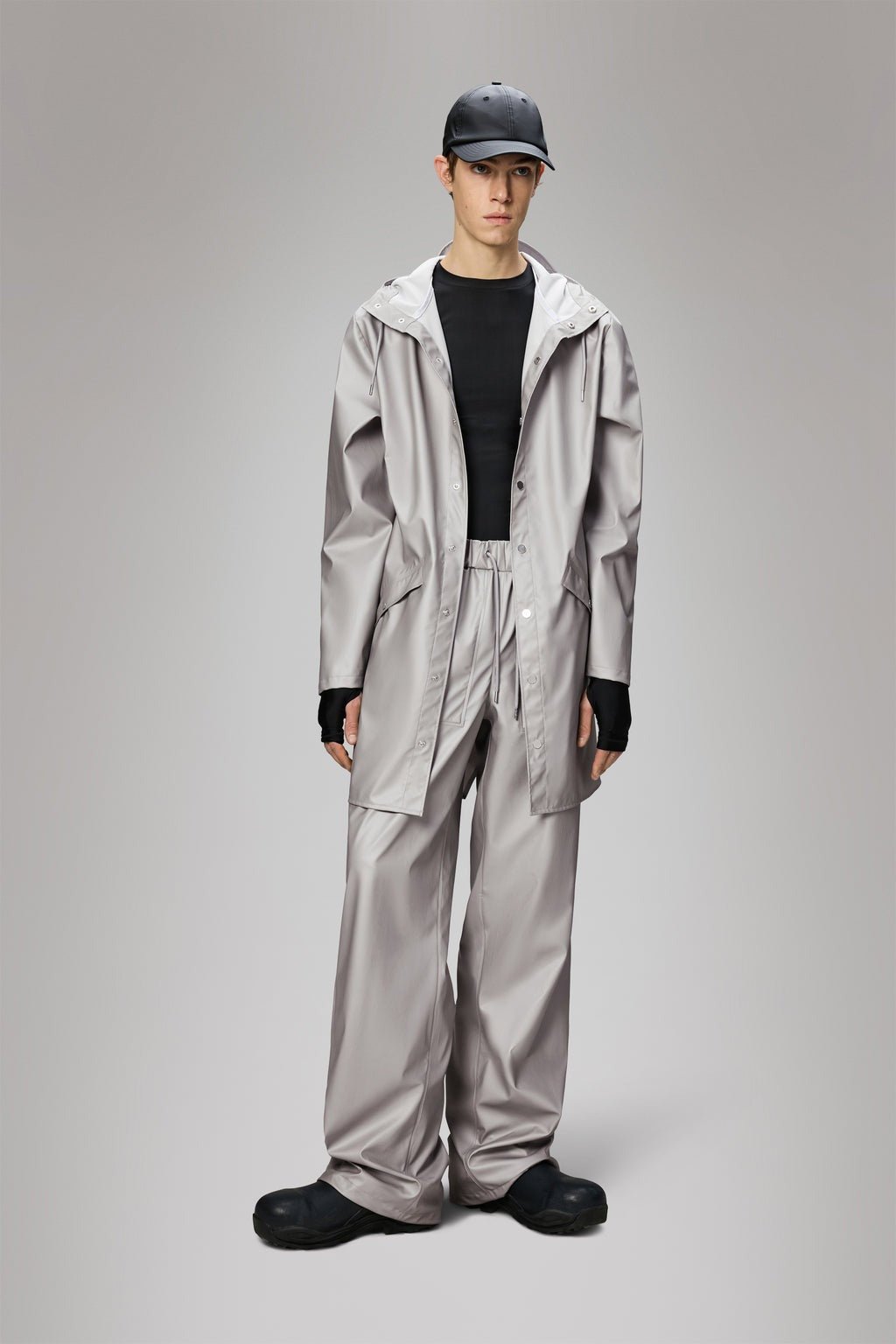 RAINS LONG Jacket W3 - Boutique Bubbles