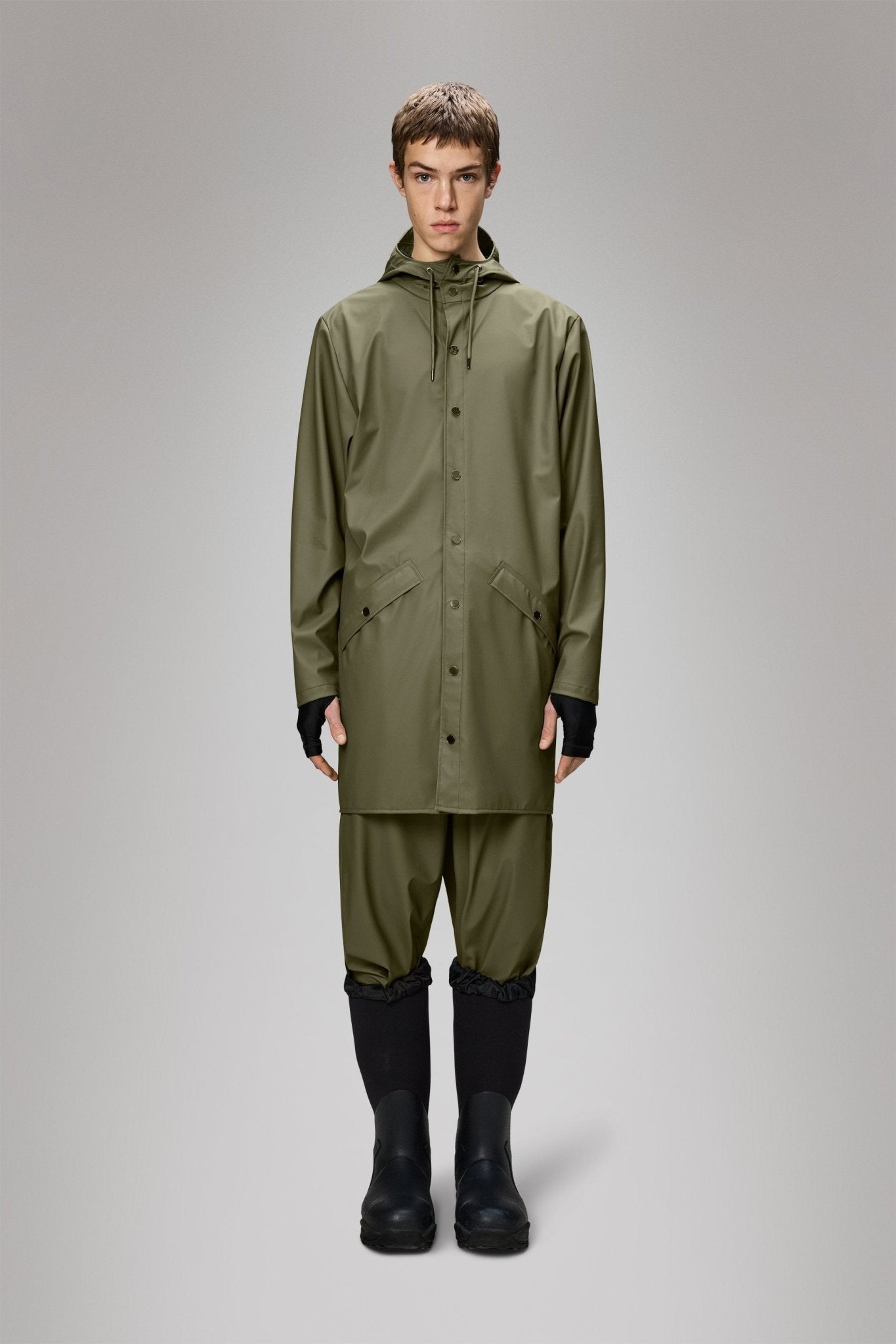 RAINS LONG Jacket W3 - Boutique Bubbles