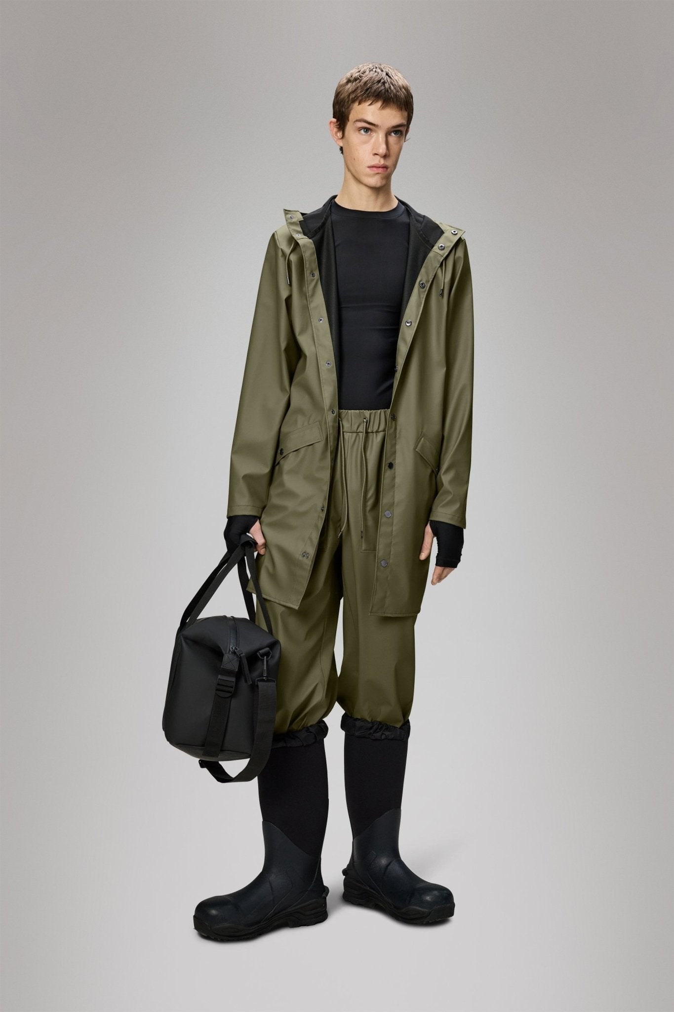 RAINS LONG Jacket W3 - Boutique Bubbles