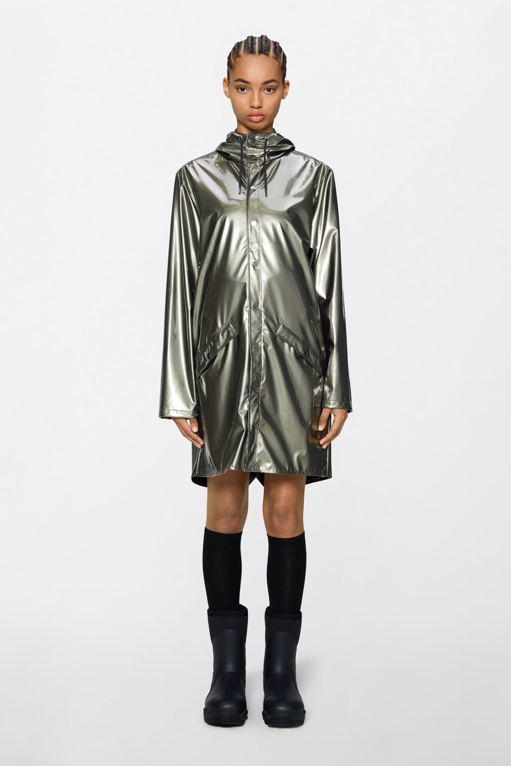 RAINS LONG Jacket W3 - Boutique Bubbles