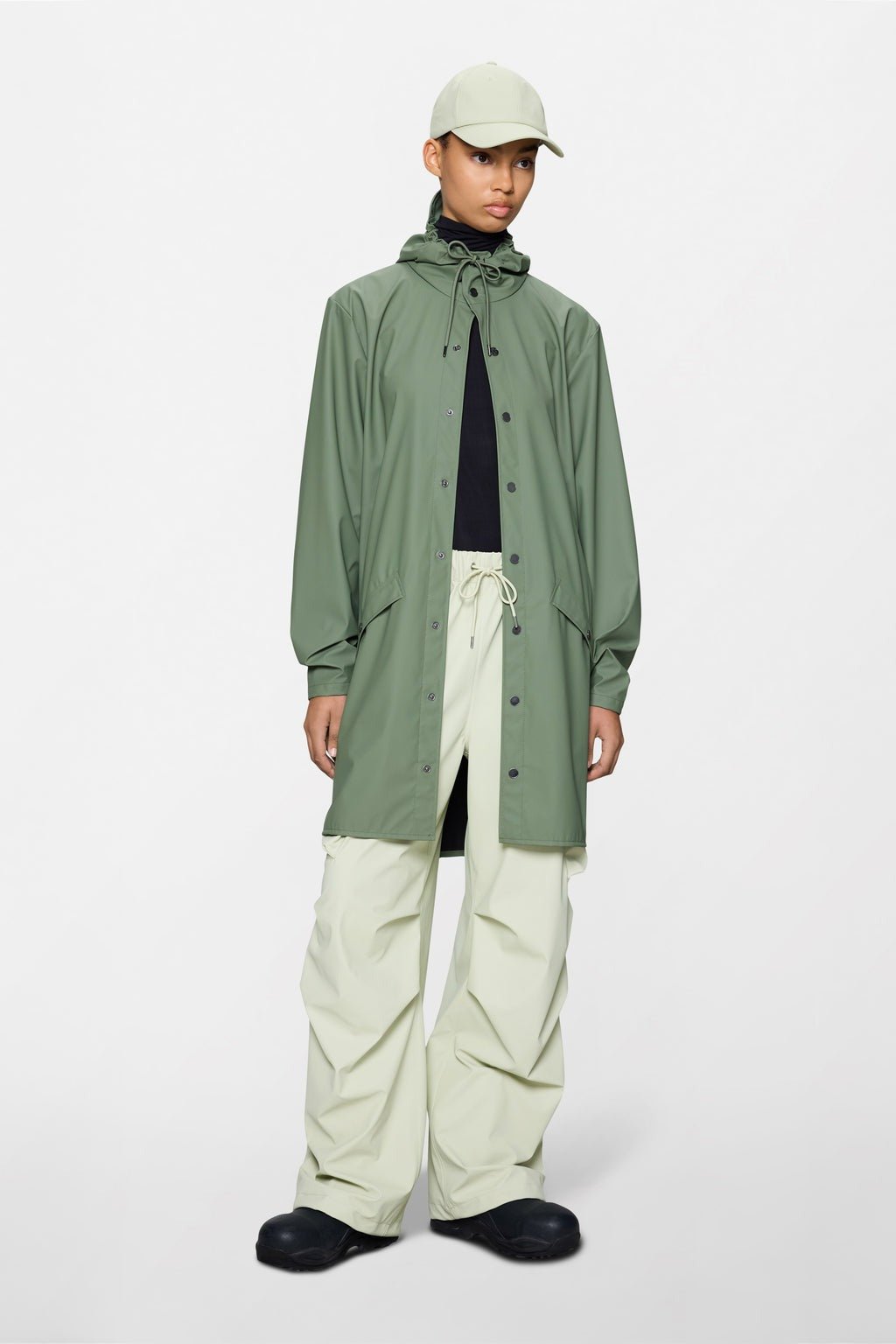 RAINS LONG Jacket W3 - Boutique Bubbles