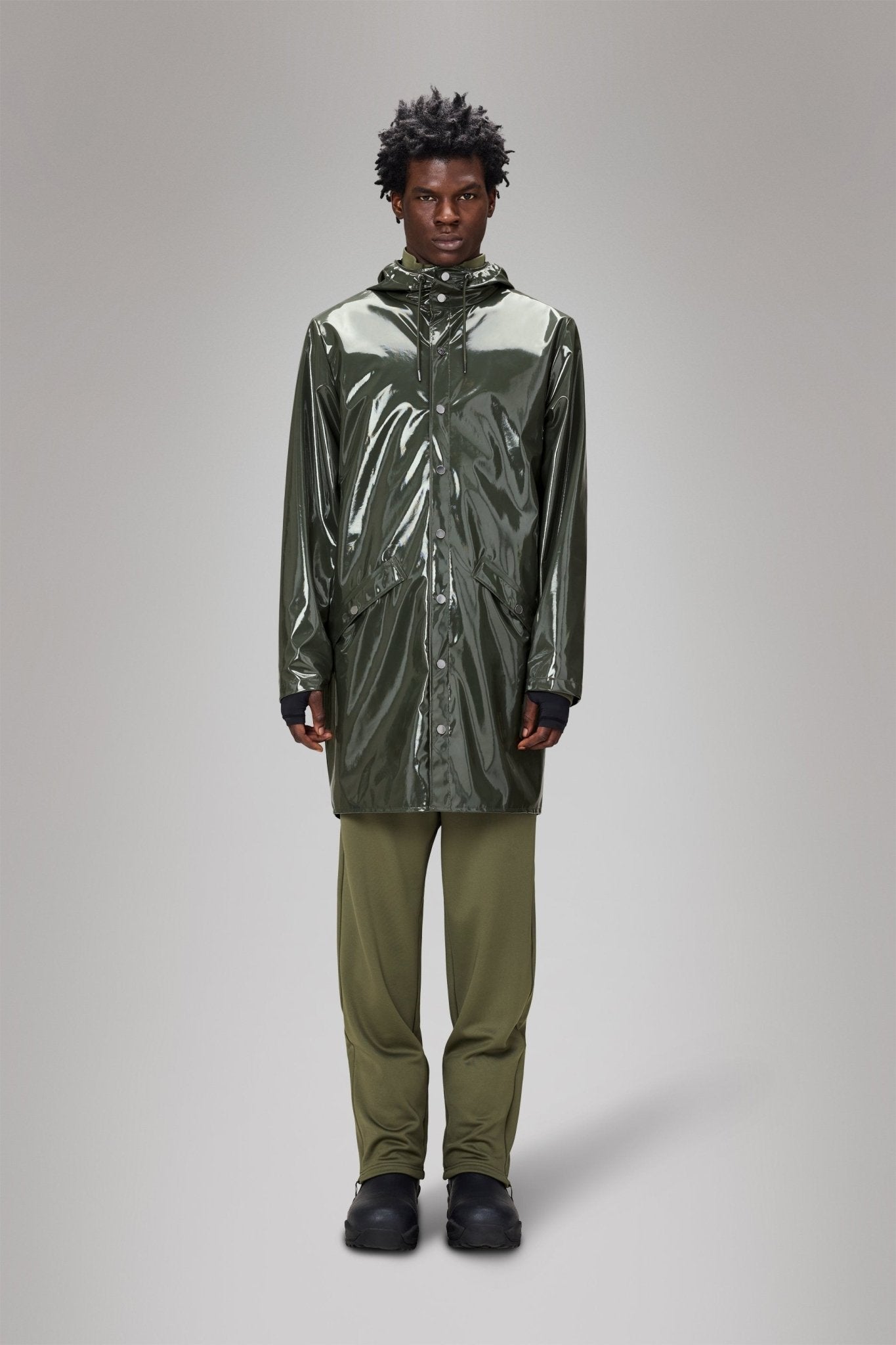 RAINS LONG Jacket W3 - Boutique Bubbles