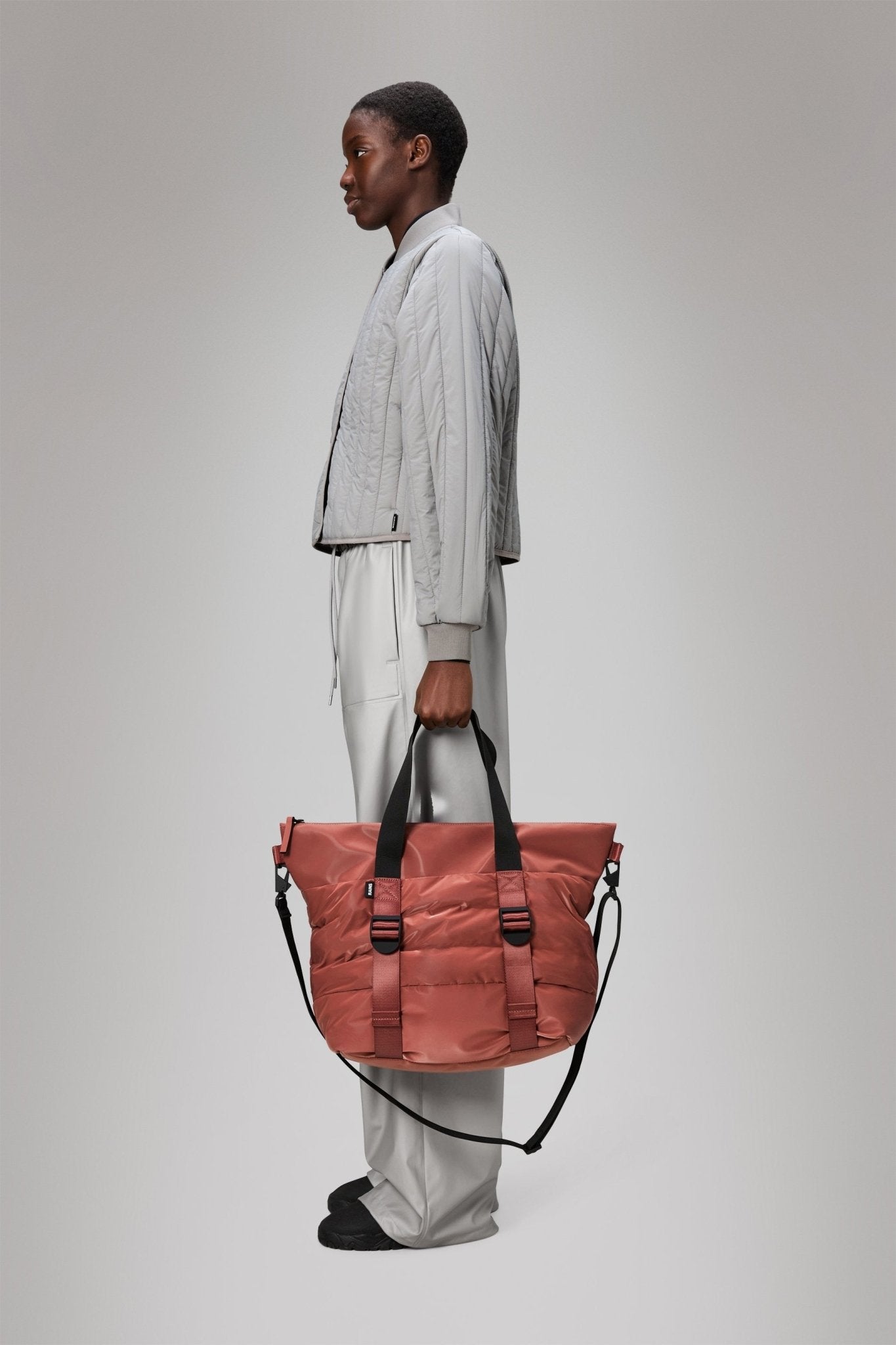 RAINS - Puffer Mix Tote Bag Mini W3 - Boutique Bubbles