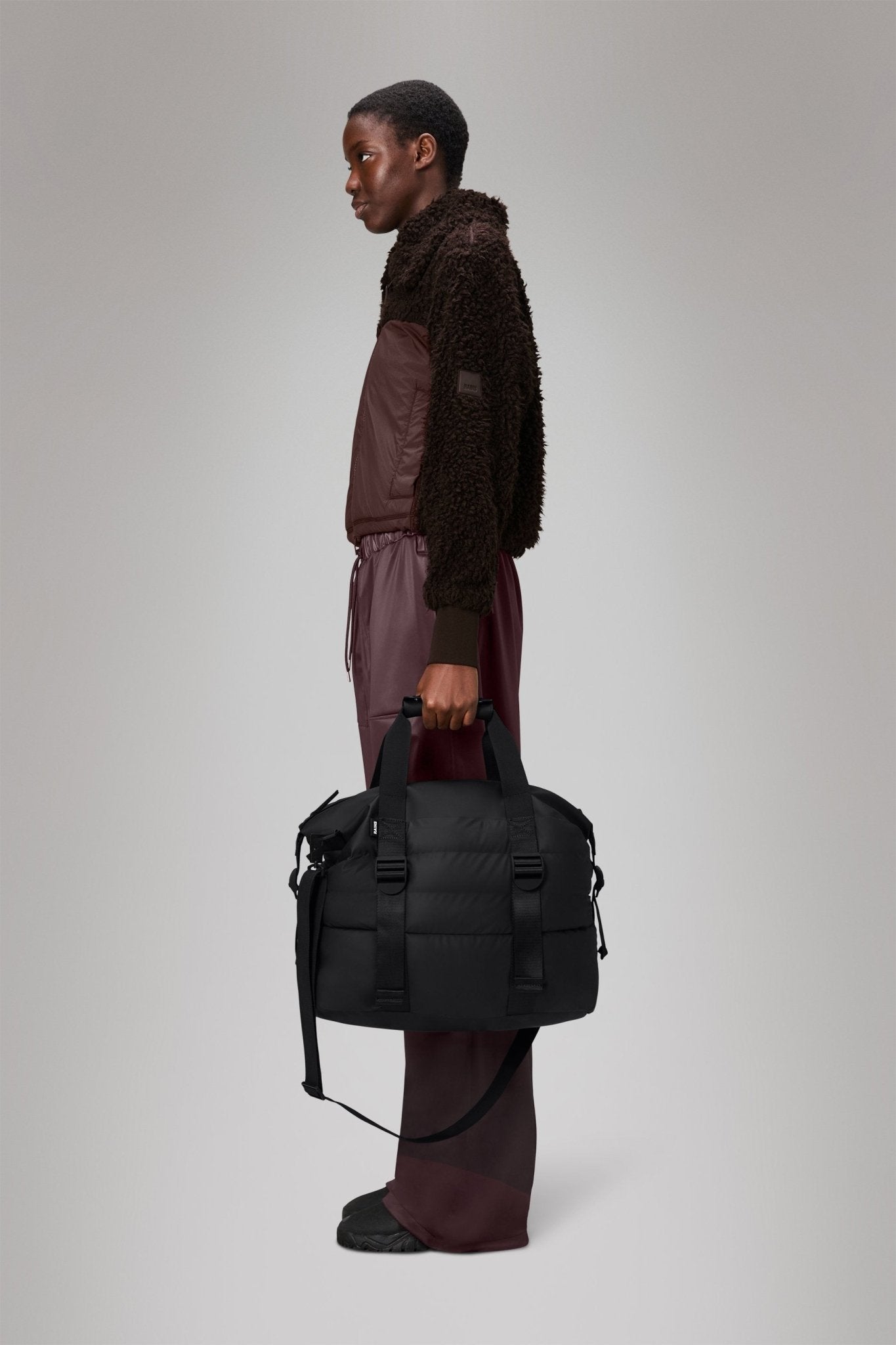 RAINS - Puffer Mix Weekend Bag Small W3 - Boutique Bubbles