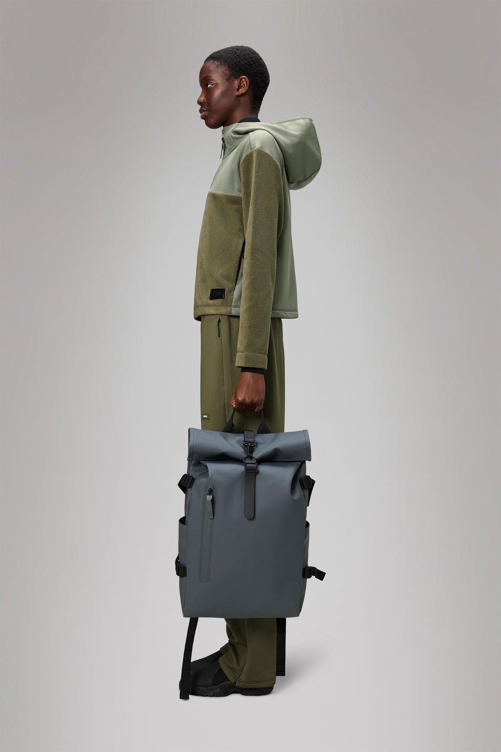 RAINS ROLLTOP Rucksack Large W3 - Boutique Bubbles