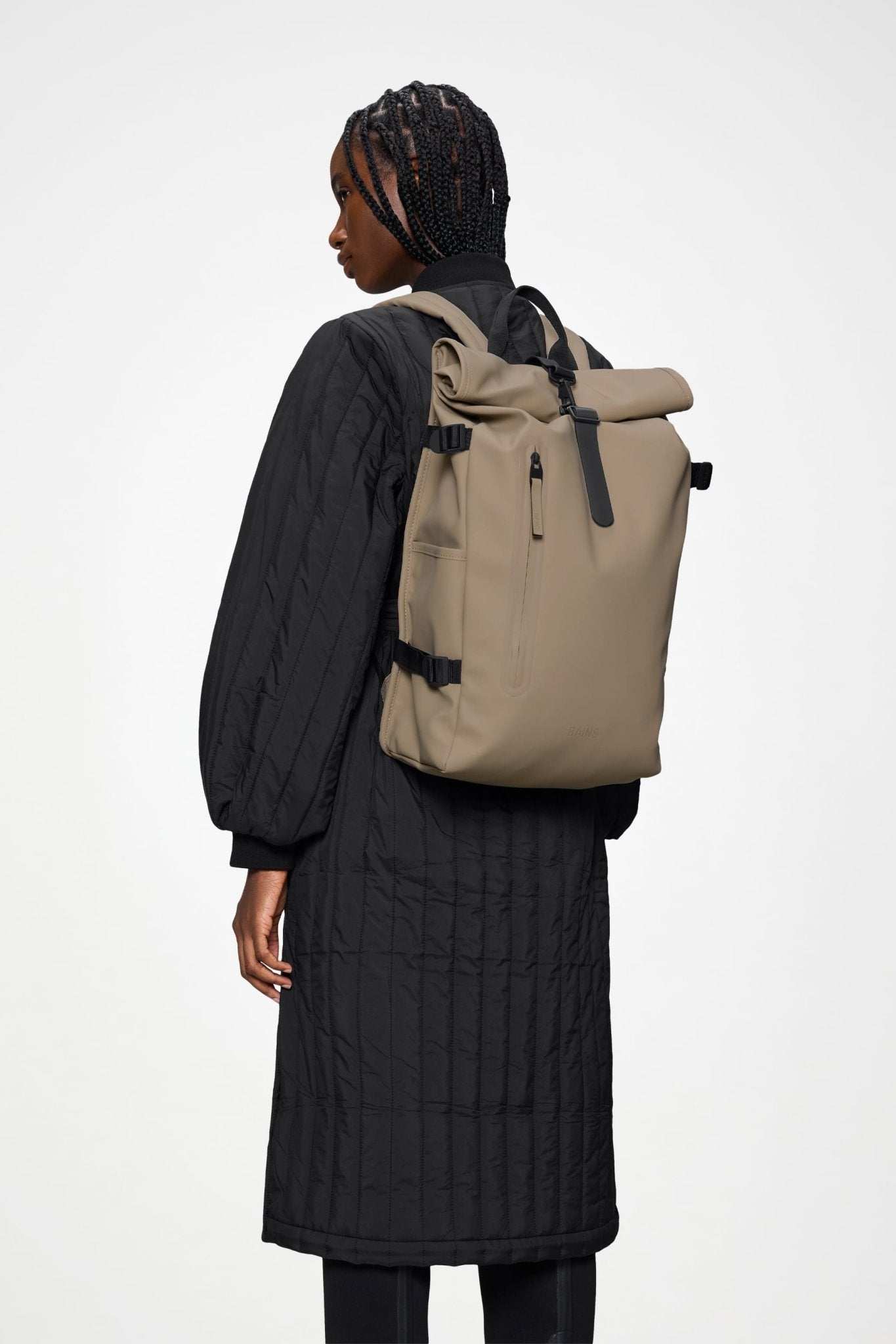 RAINS ROLLTOP Rucksack Large W3 - Boutique Bubbles