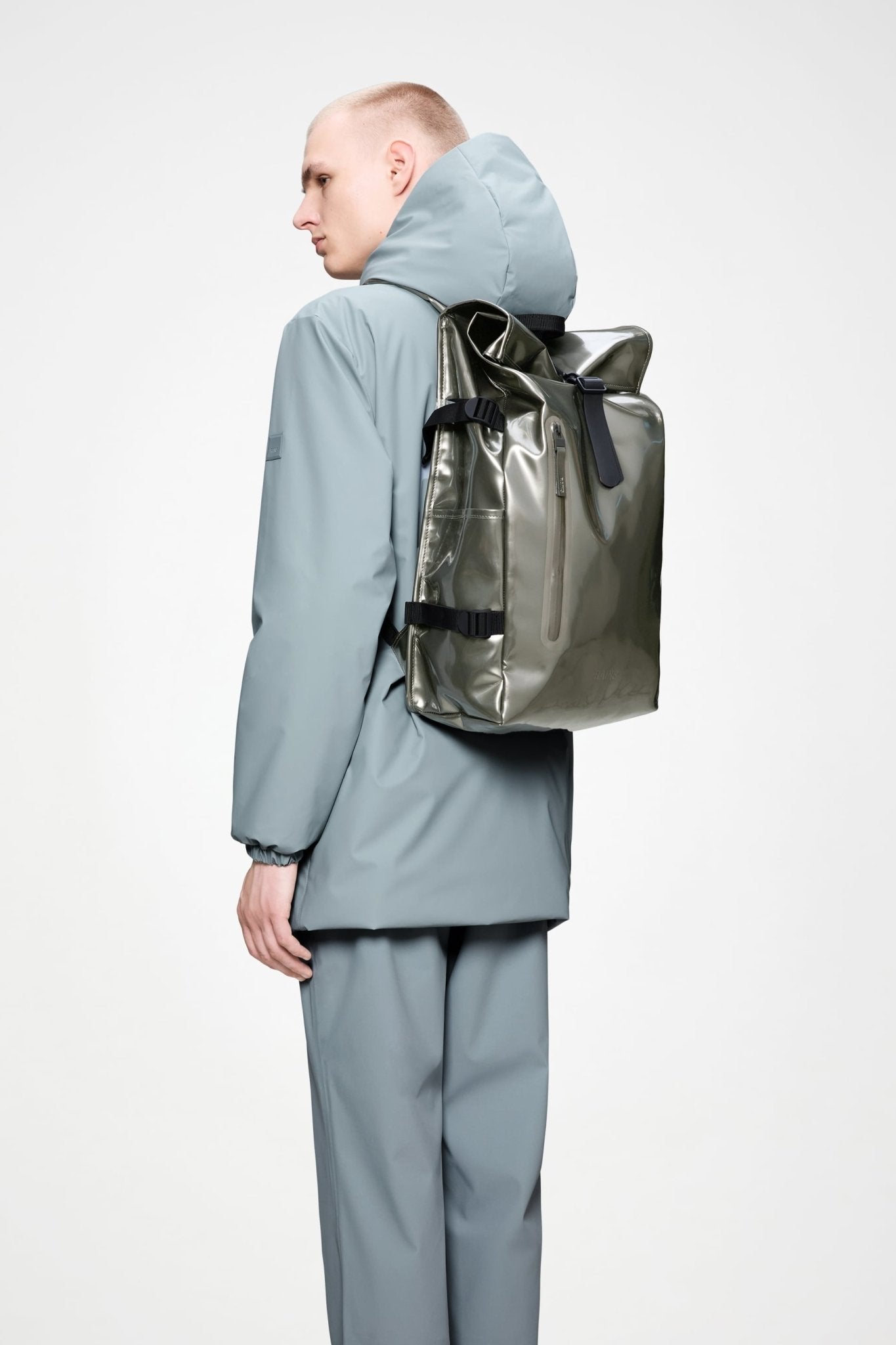 RAINS ROLLTOP Rucksack Large W3 - Boutique Bubbles