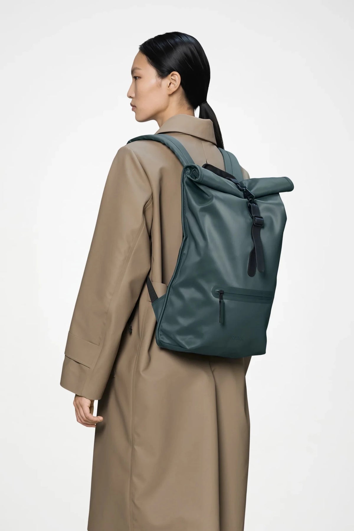 RAINS ROLLTOP Rucksack W3 - Boutique Bubbles