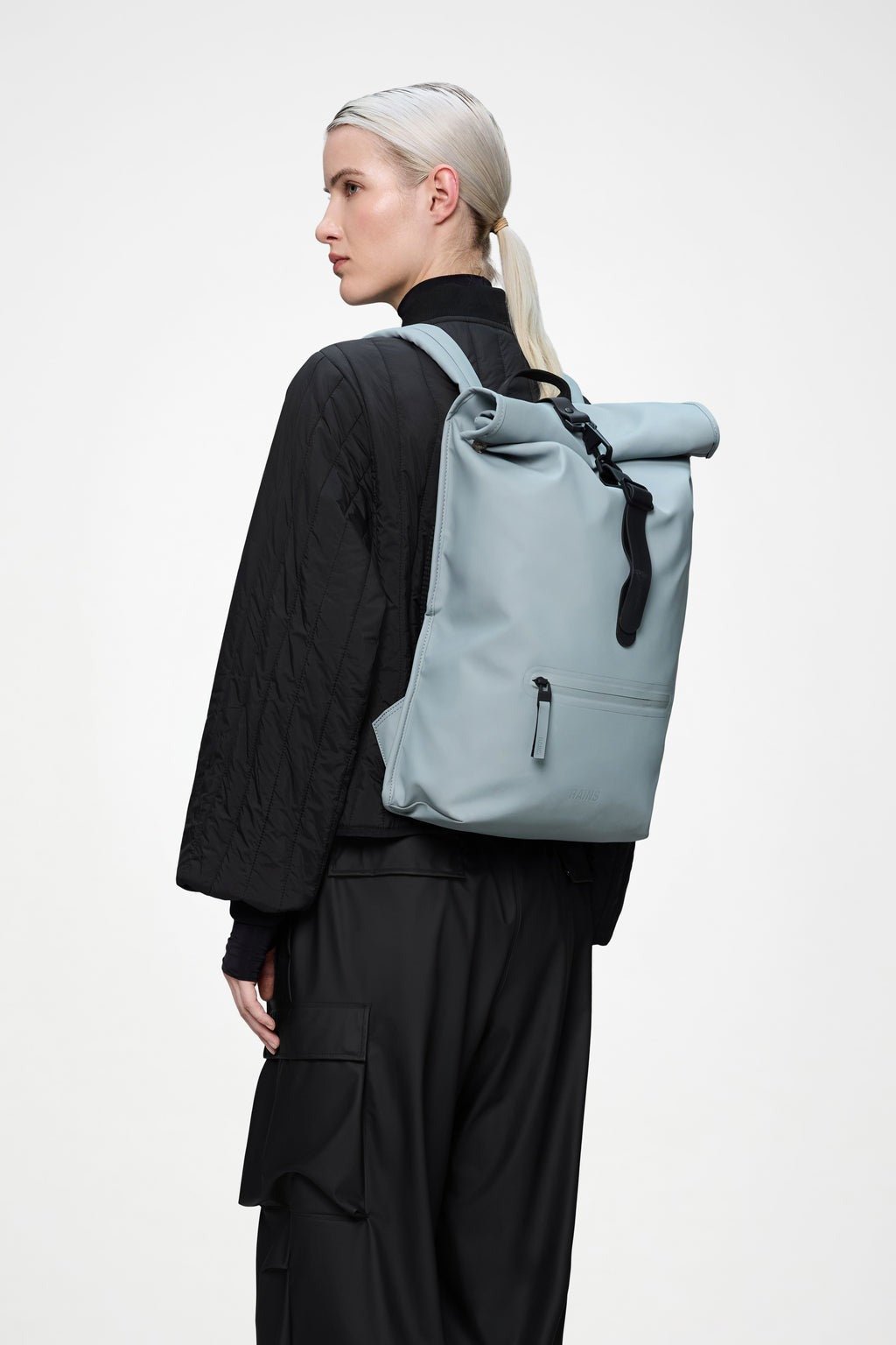 RAINS ROLLTOP Rucksack W3 - Boutique Bubbles