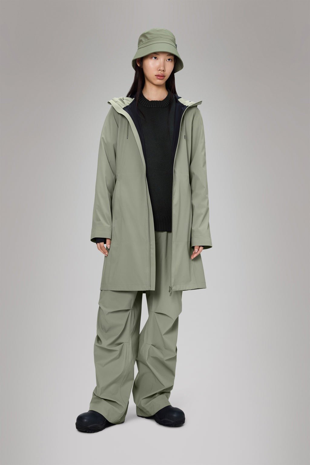 RAINS Suva Hardshell Long W Jacket W3 - Boutique Bubbles