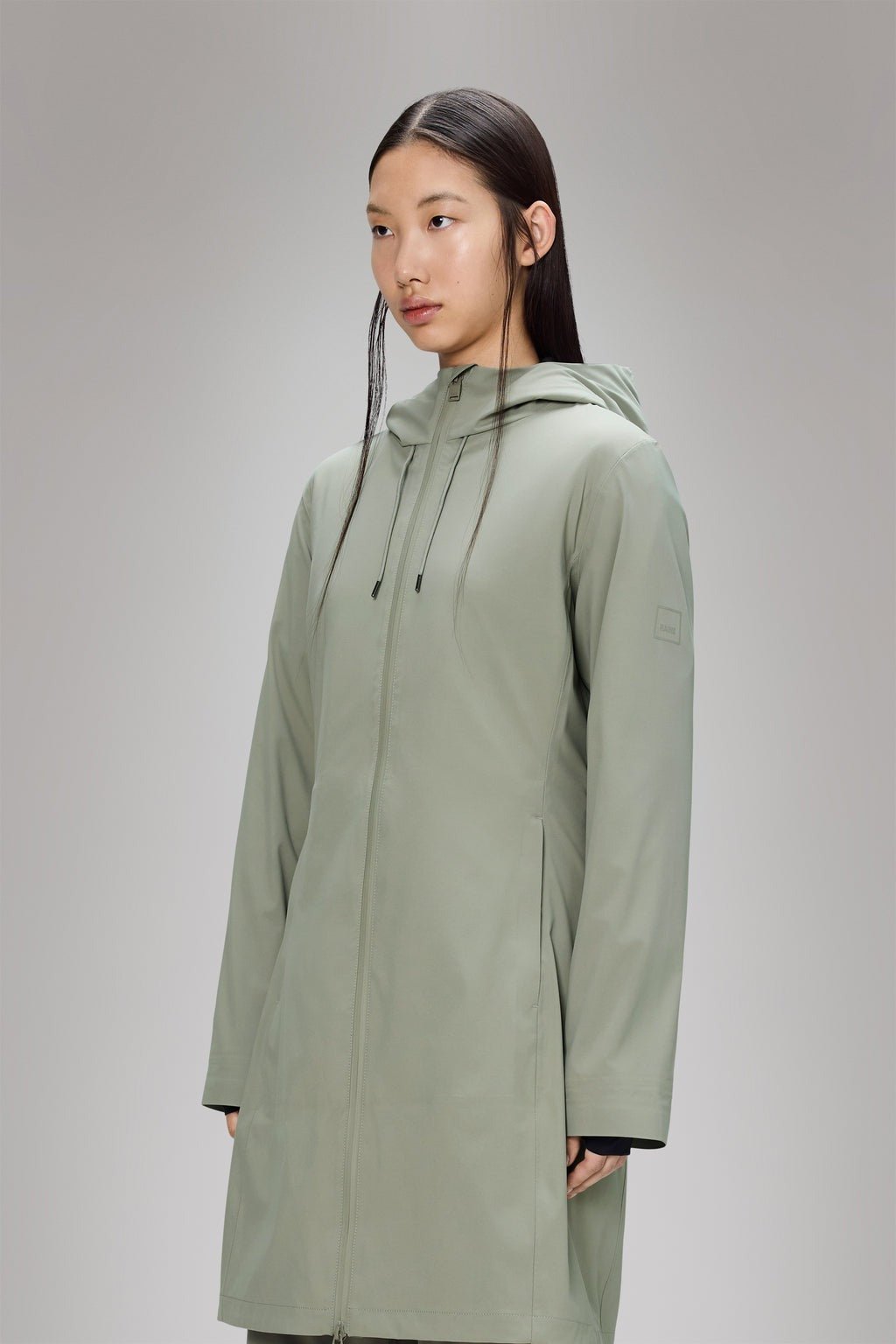 RAINS Suva Hardshell Long W Jacket W3 - Boutique Bubbles