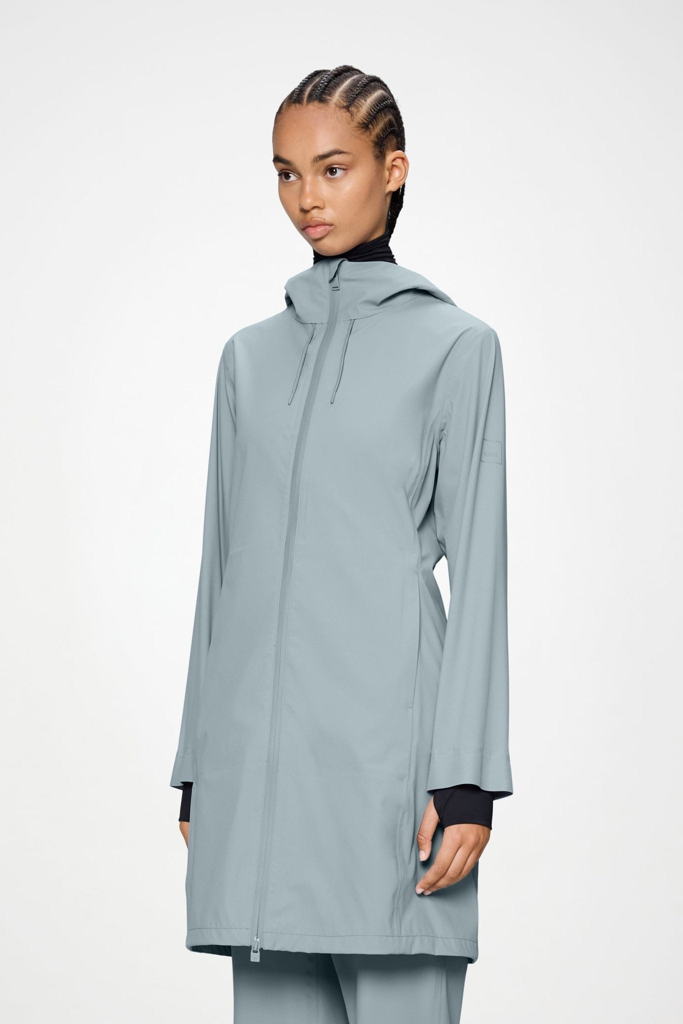 RAINS Suva Hardshell Long W Jacket W3 - Boutique Bubbles