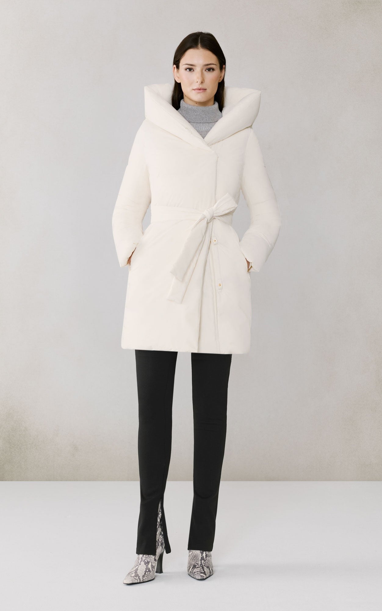 SOIA&KYO ADELAIDE - Wrap Down Coat - Boutique Bubbles