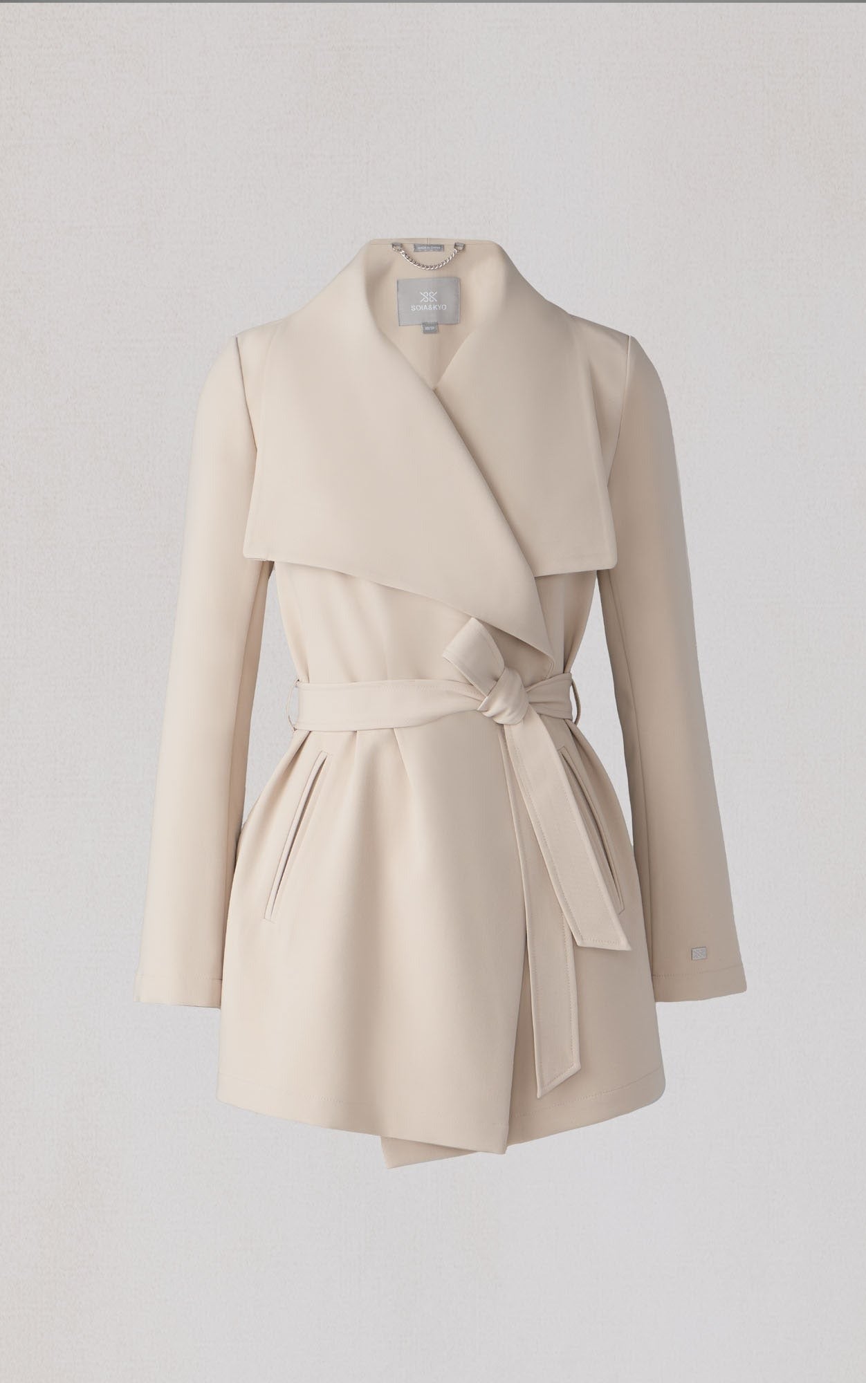 SOIA&KYO ALONDRA - Soft Drape Trench - Boutique Bubbles