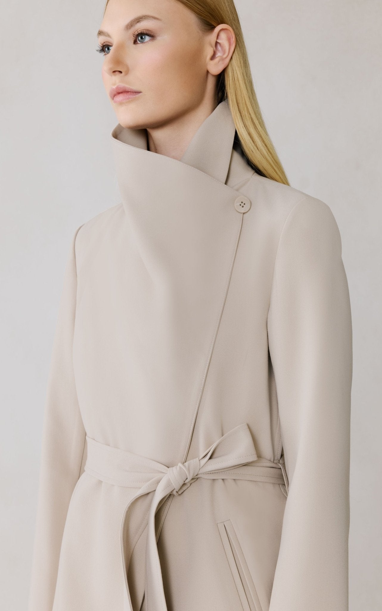 SOIA&KYO ALONDRA - Soft Drape Trench - Boutique Bubbles