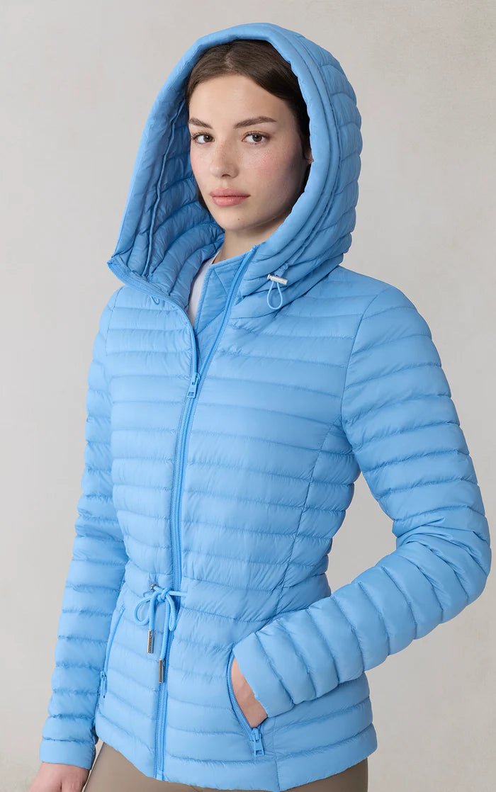 SOIA&KYO AYLEEN - Sustainable Slim - Fit Ultra - Lightweight Down Jacket With Hood - Boutique Bubbles
