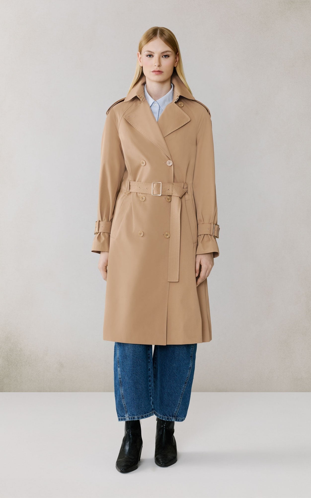 SOIA&KYO BECKY - L - Long Trench Coat - Boutique Bubbles