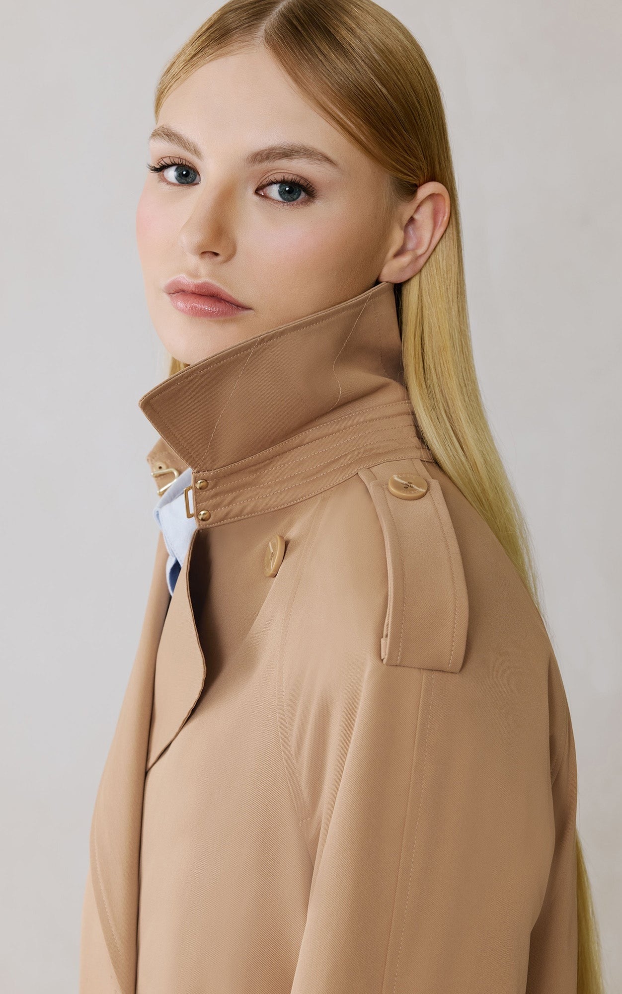 SOIA&KYO BECKY - L - Long Trench Coat - Boutique Bubbles