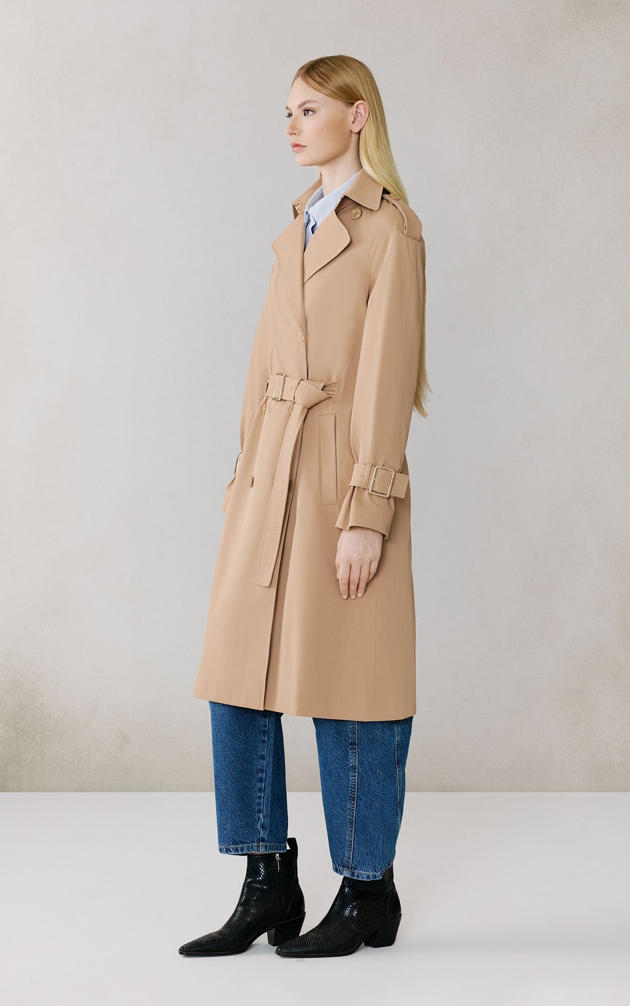 SOIA&KYO BECKY - L - Long Trench Coat - Boutique Bubbles