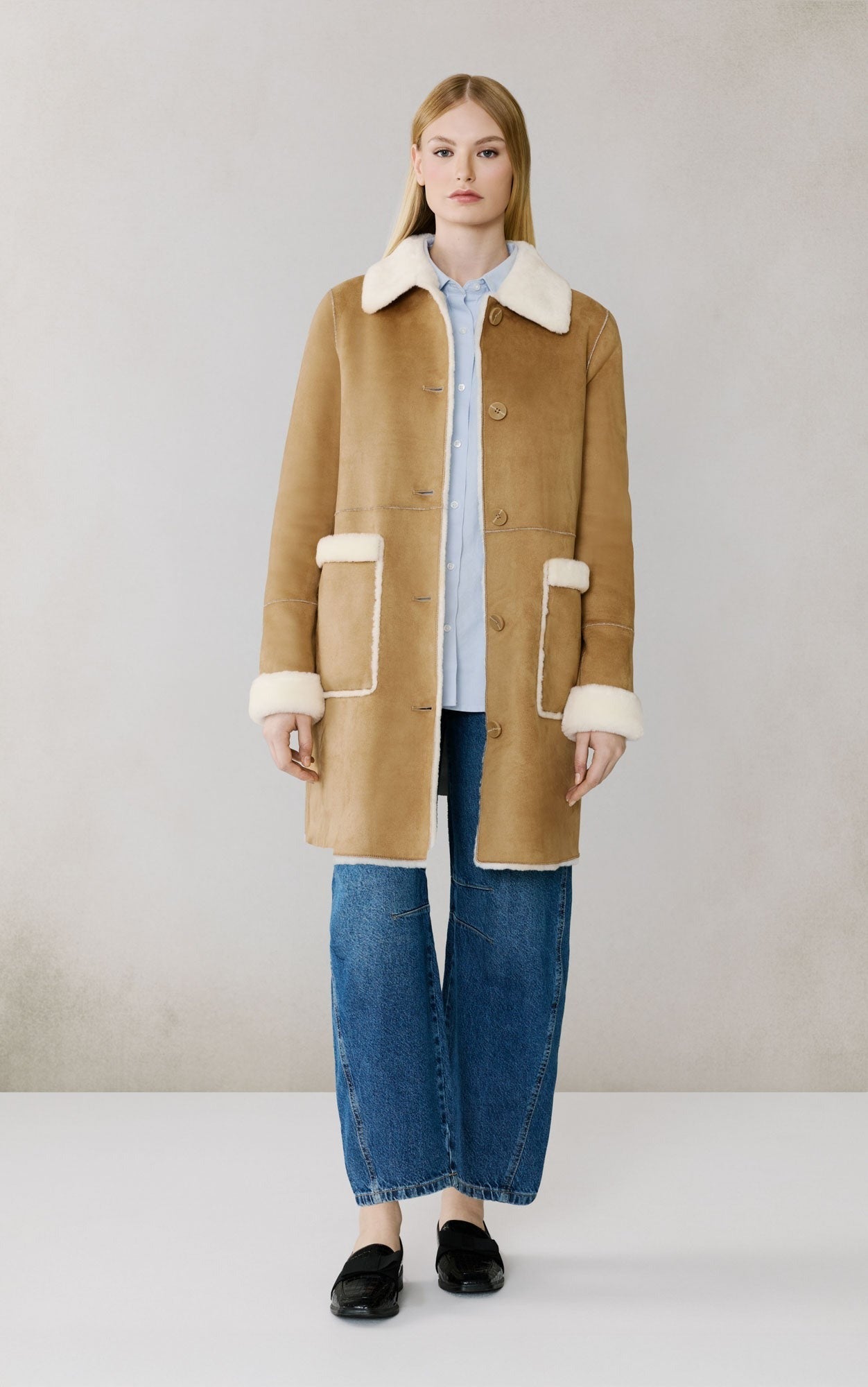SOIA&KYO CHRISTINE - Faux Sherpa Coat - Boutique Bubbles