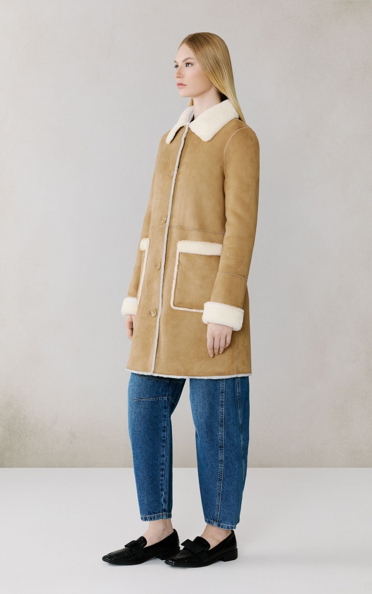 SOIA&KYO CHRISTINE - Faux Sherpa Coat - Boutique Bubbles