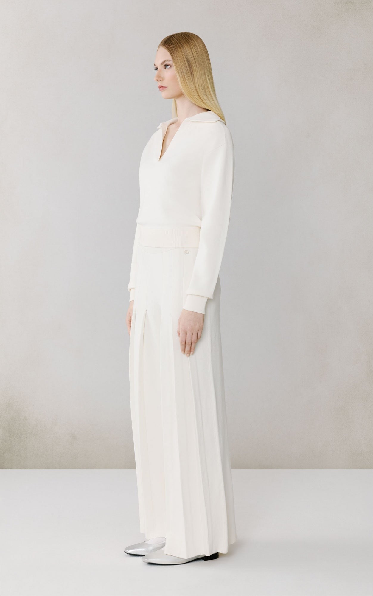 SOIA&KYO DARA - Pleated Wide Leg Pant - Boutique Bubbles