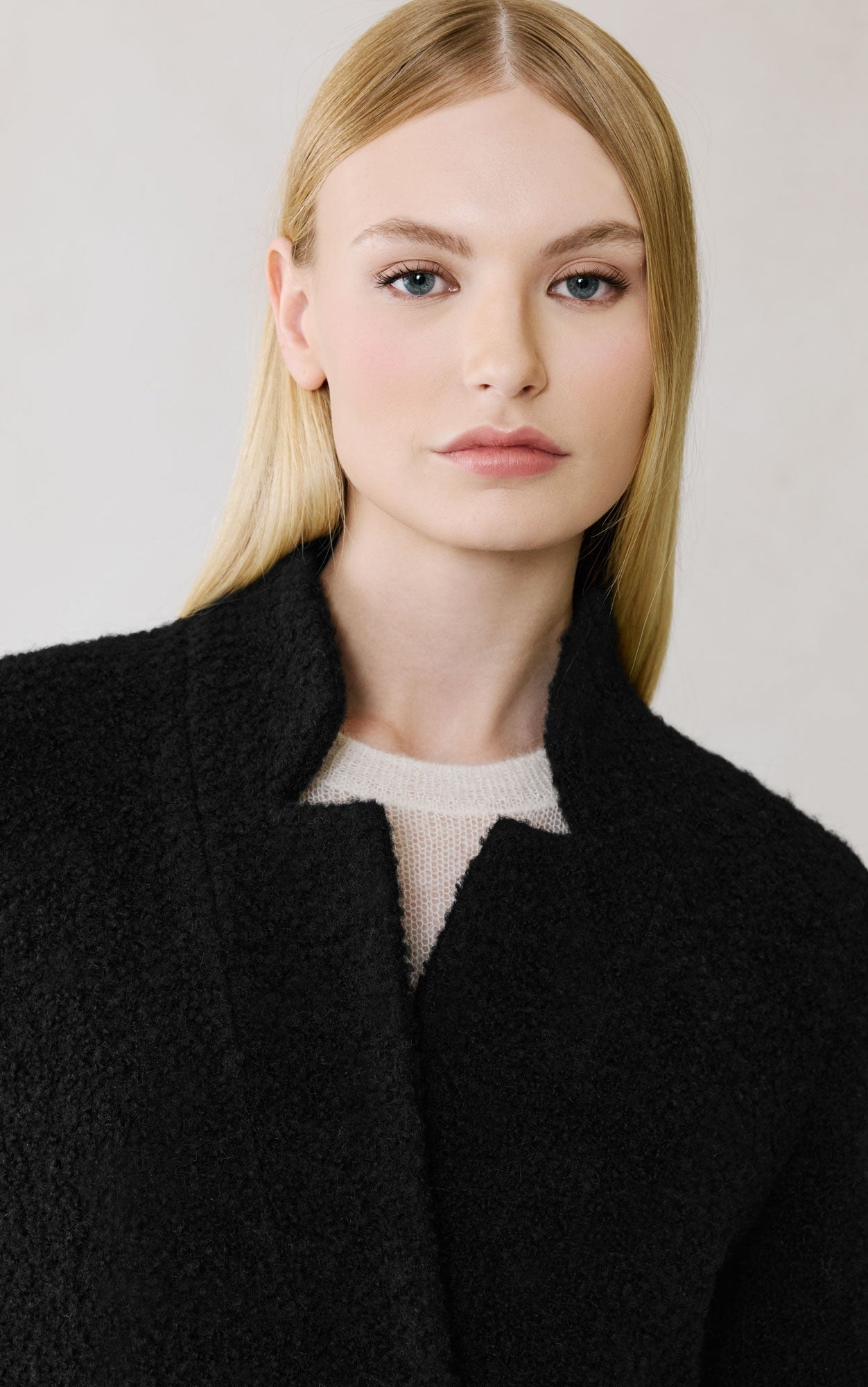 SOIA&KYO DIANE - Boucle Midi Coat - Boutique Bubbles