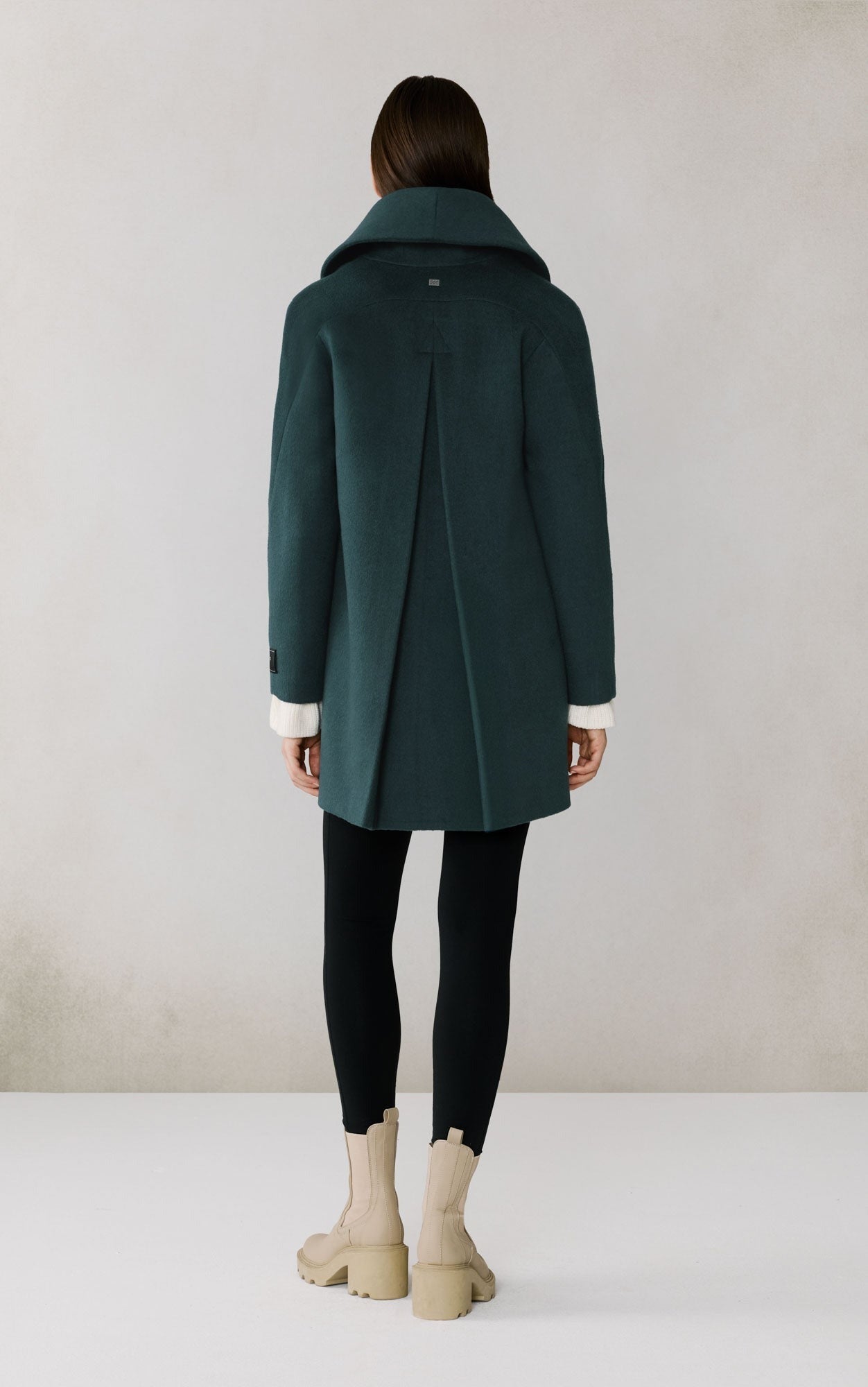 SOIA&KYO ELSA - Wool Shawl Collar Coat - Boutique Bubbles
