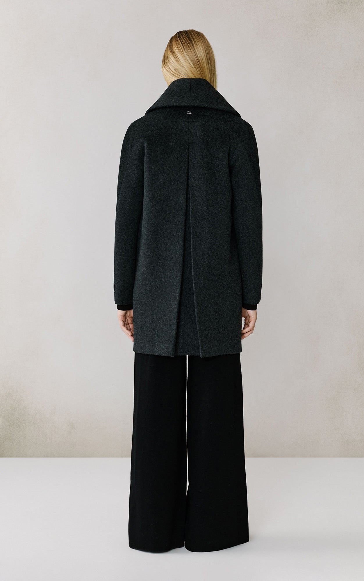 SOIA&KYO ELSA - Wool Shawl Collar Coat - Boutique Bubbles