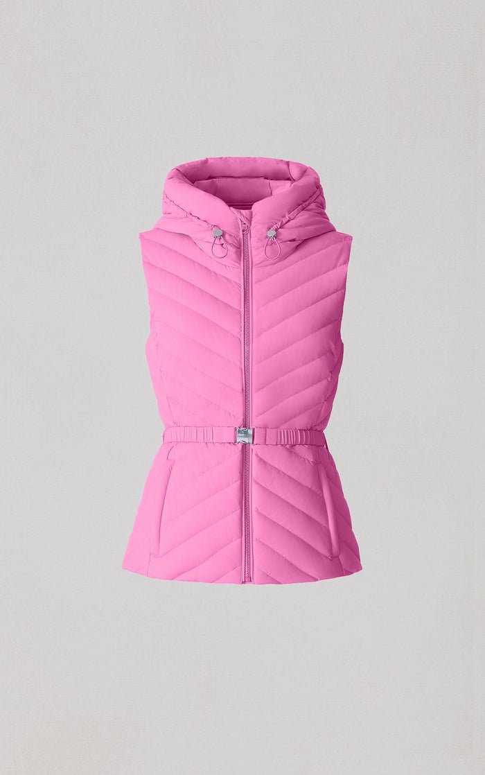 SOIA&KYO ESTELLE - VEST - Stretch Down Belted Vest - Boutique Bubbles