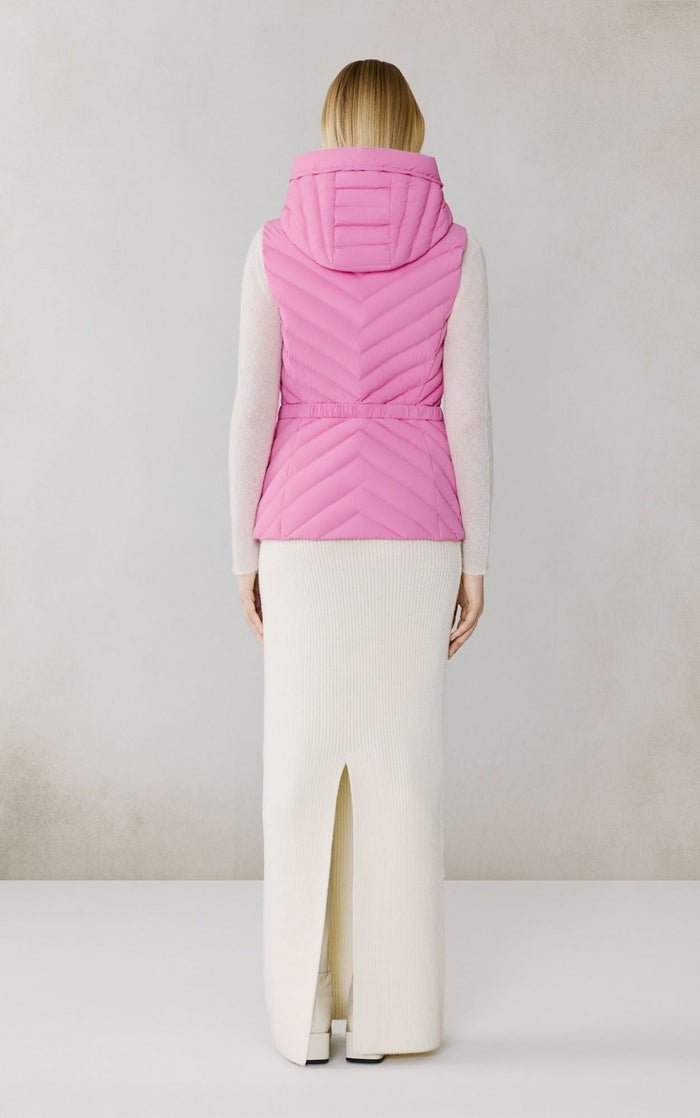 SOIA&KYO ESTELLE - VEST - Stretch Down Belted Vest - Boutique Bubbles
