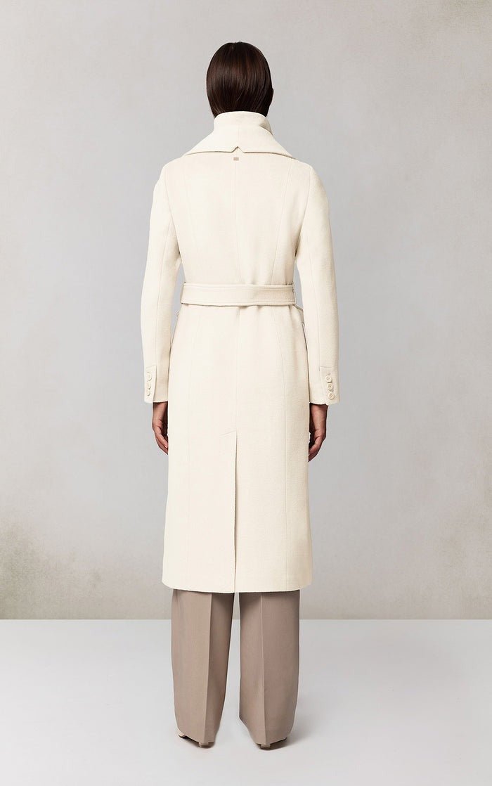 SOIA&KYO ILANA - U - Wool Belted Coat With Bib - Boutique Bubbles