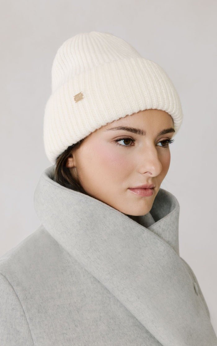 SOIA&KYO JAYA - N - Wool Blend Rib Knit Toque - Boutique Bubbles
