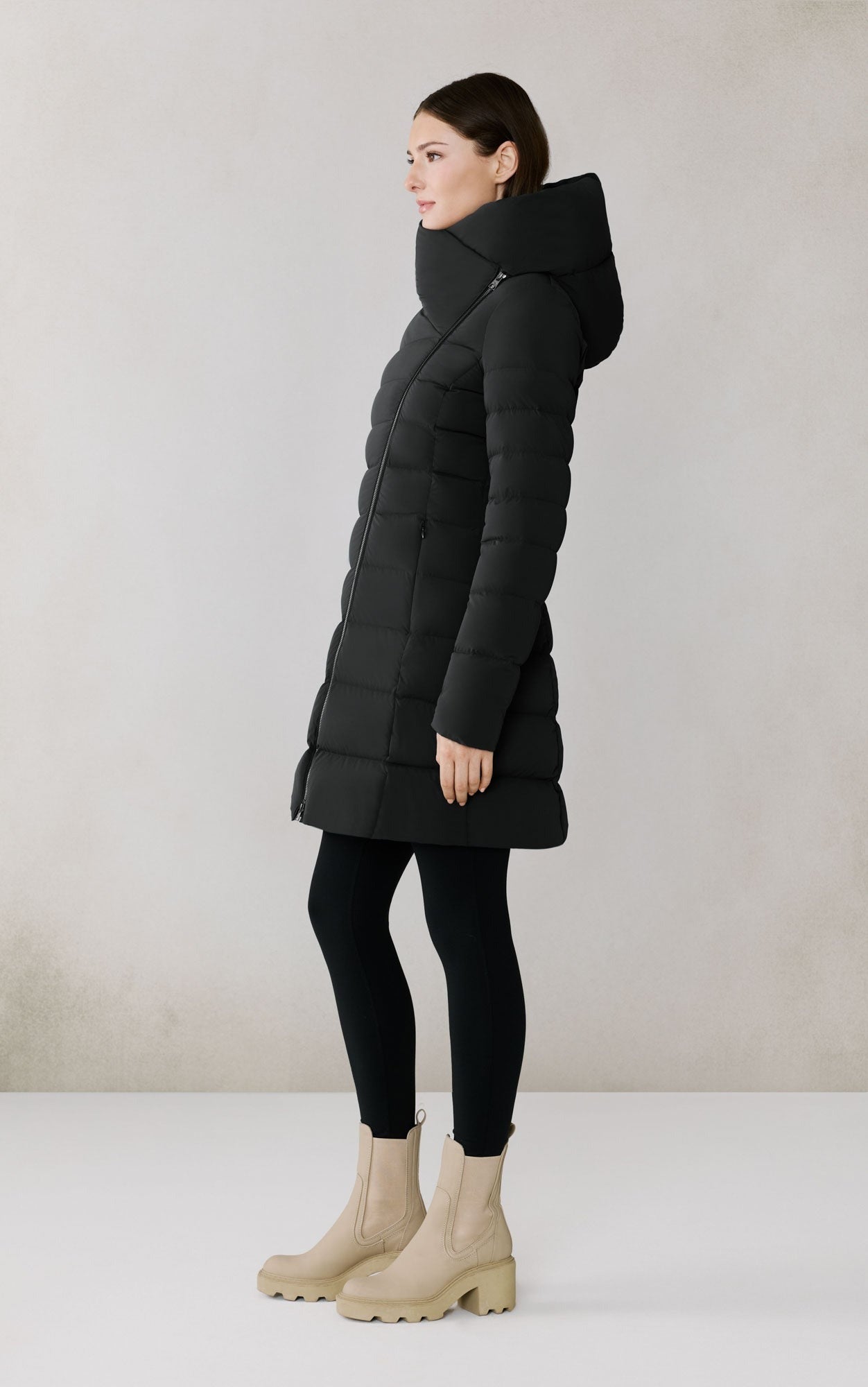 SOIA&KYO JUDY - M - Stretch Down Coat - Boutique Bubbles