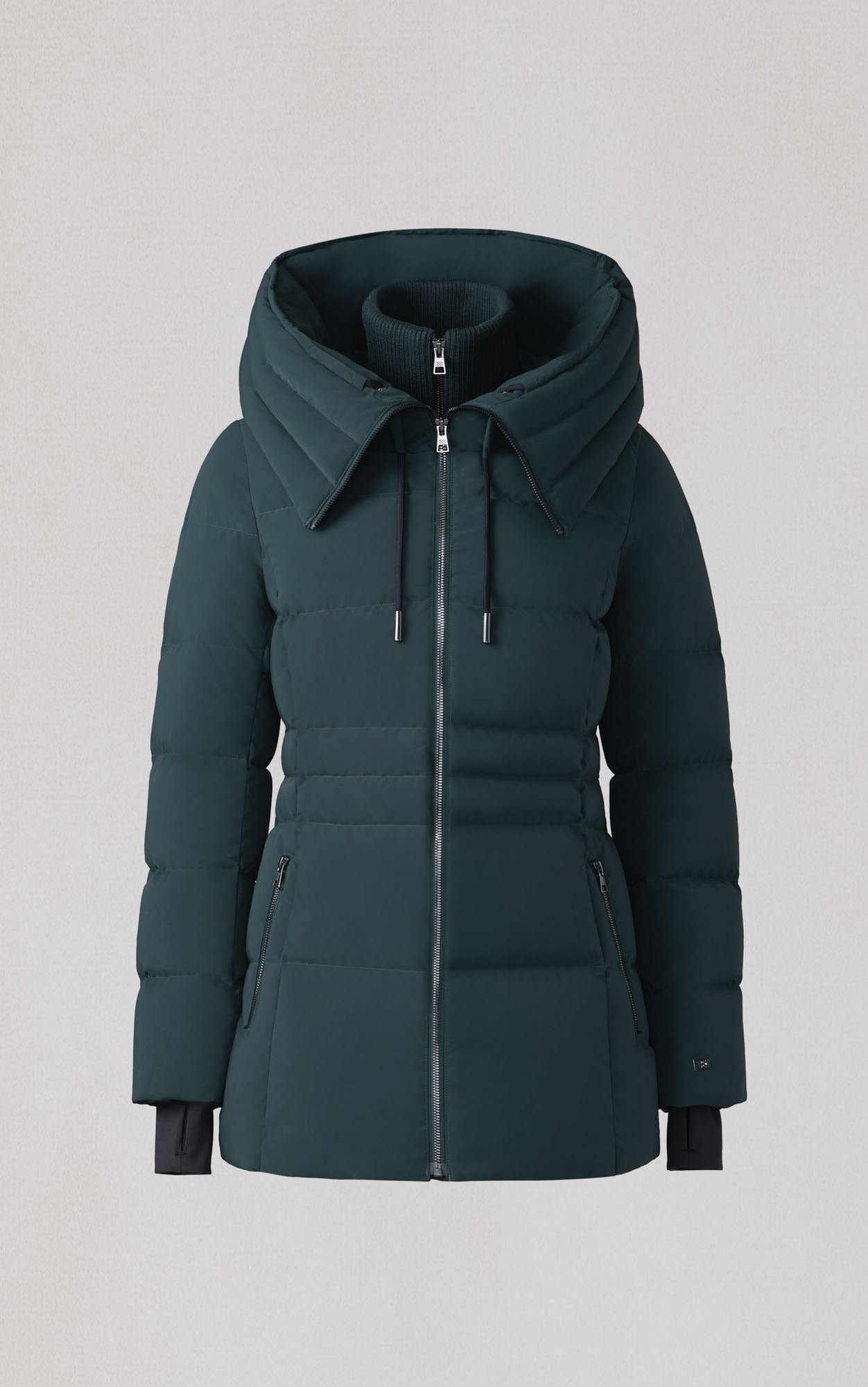 SOIA&KYO JUNE - Novo Down Coat With Bib & Hood - Boutique Bubbles