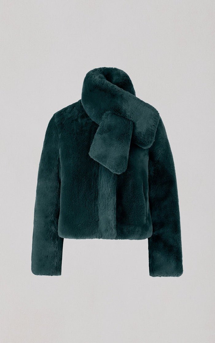 SOIA&KYO KENDELL - Boxy Jacket With Scarf - Boutique Bubbles