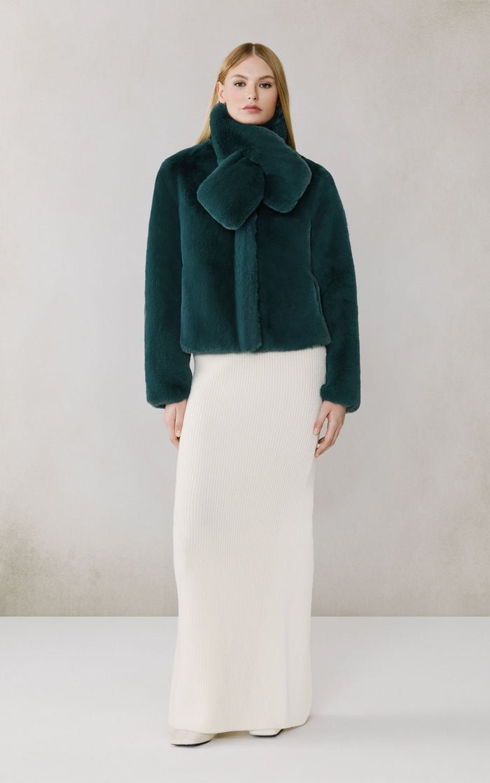 SOIA&KYO KENDELL - Boxy Jacket With Scarf - Boutique Bubbles