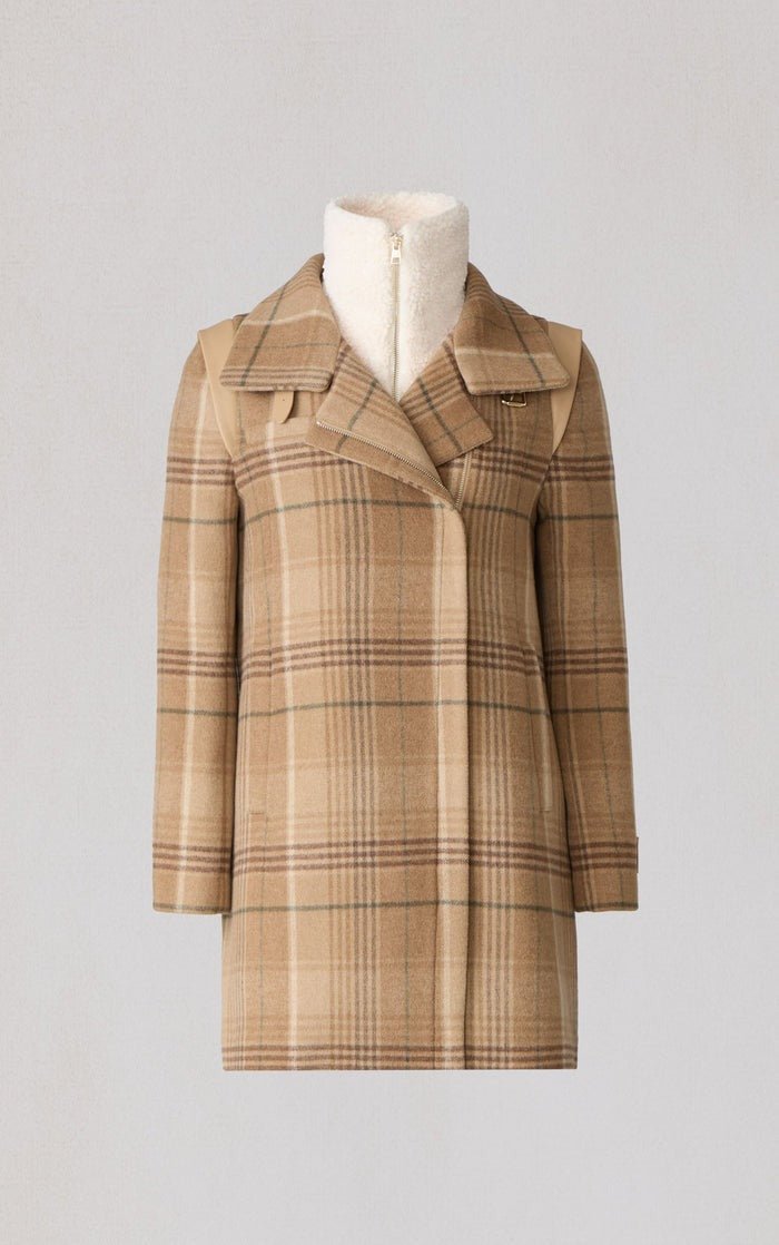 SOIA&KYO KIANA - P - Plaid Moto Coat - Boutique Bubbles