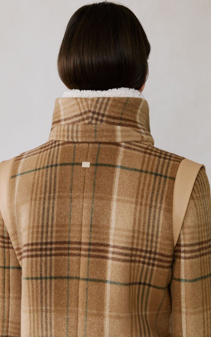 SOIA&KYO KIANA - P - Plaid Moto Coat - Boutique Bubbles