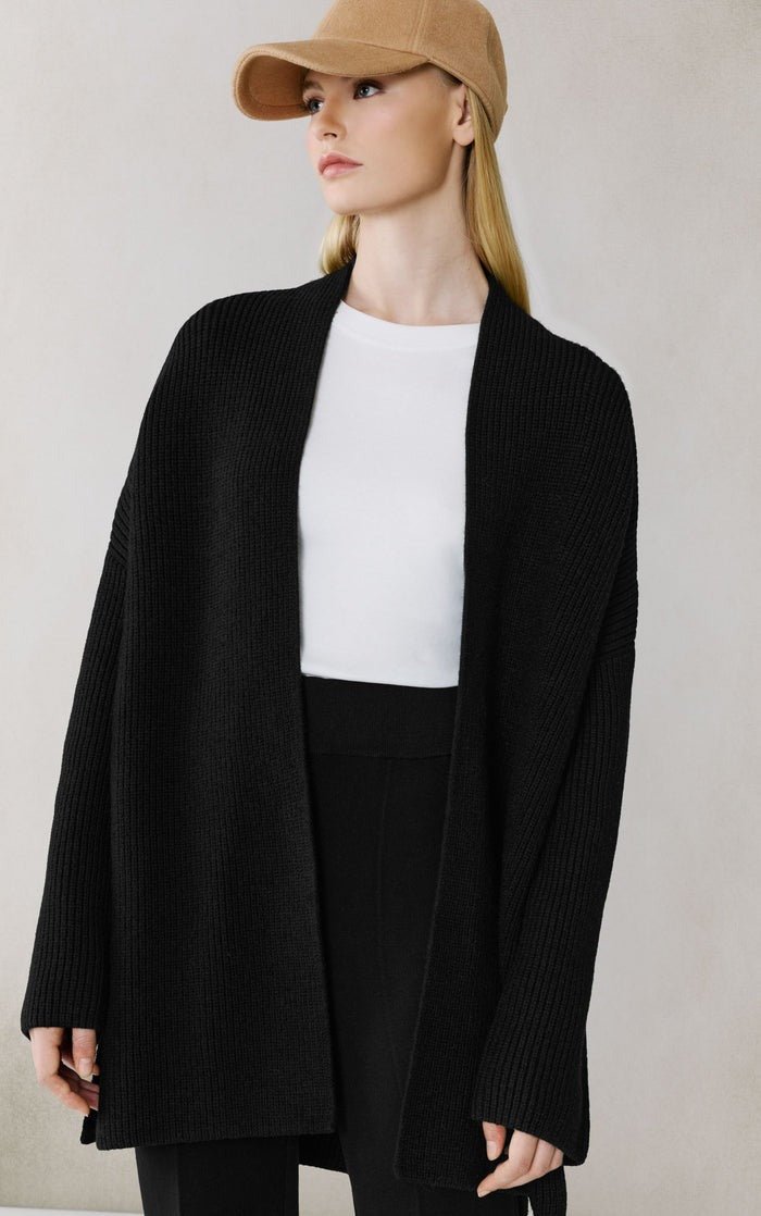 SOIA&KYO LIZZIE - Wool Blend Relaxed Cardigan - Boutique Bubbles