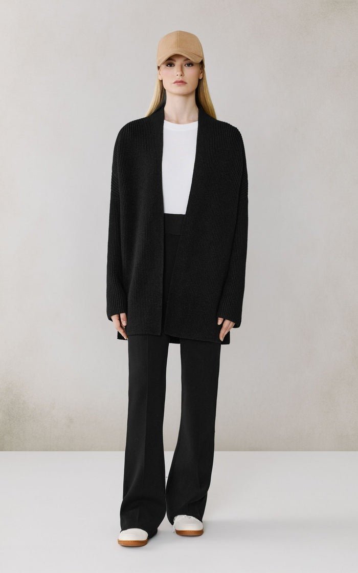 SOIA&KYO LIZZIE - Wool Blend Relaxed Cardigan - Boutique Bubbles