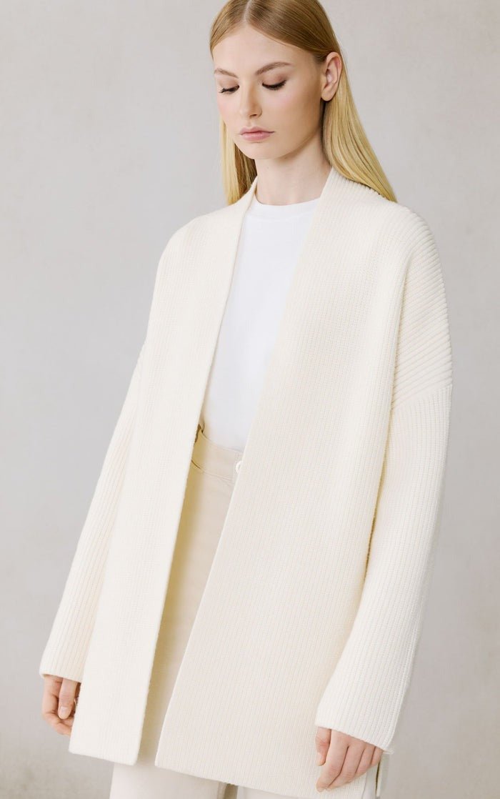 SOIA&KYO LIZZIE - Wool Blend Relaxed Cardigan - Boutique Bubbles