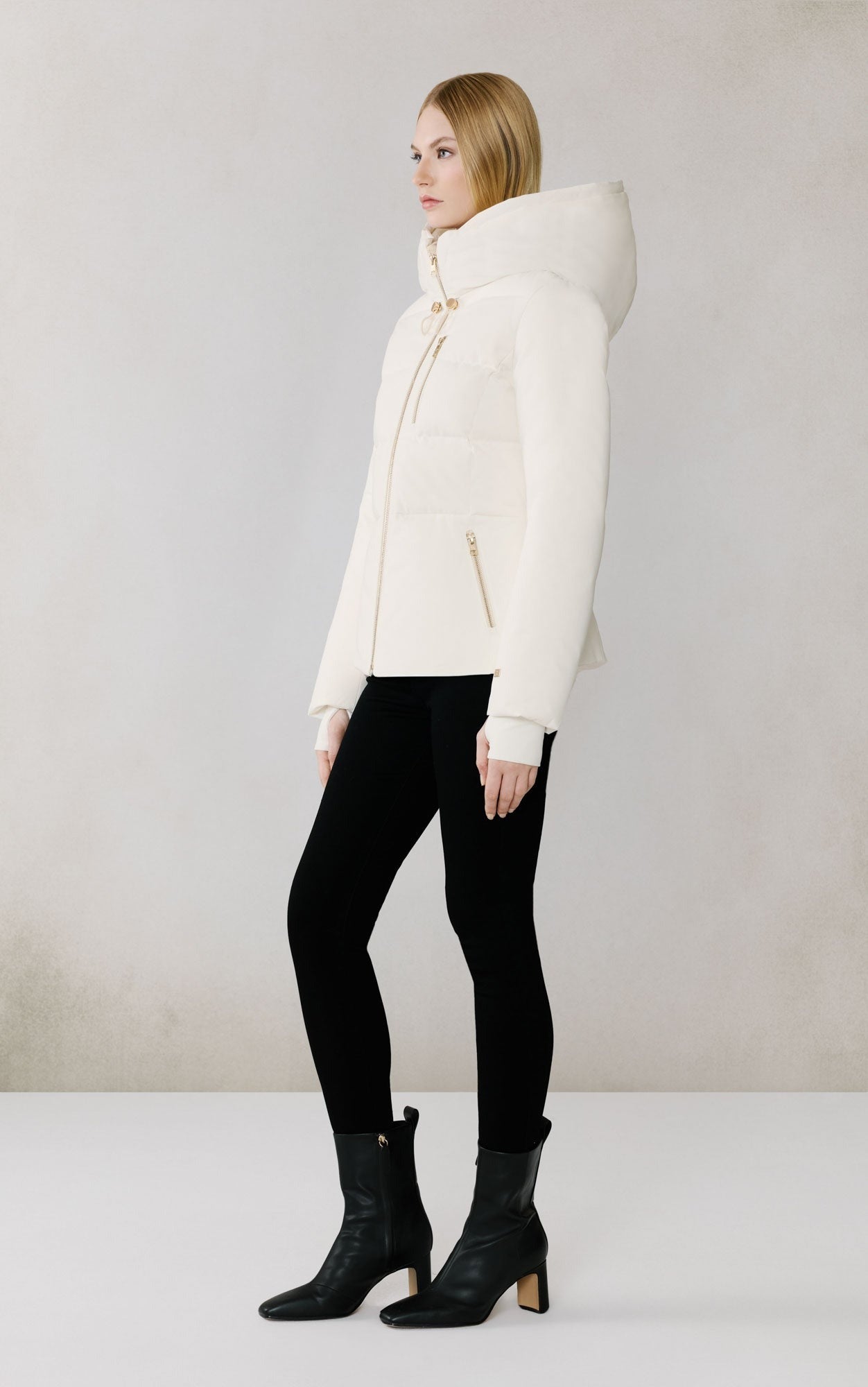 SOIA&KYO MARILOU - Slim - Fit Classic Down Coat With Hood - Boutique Bubbles