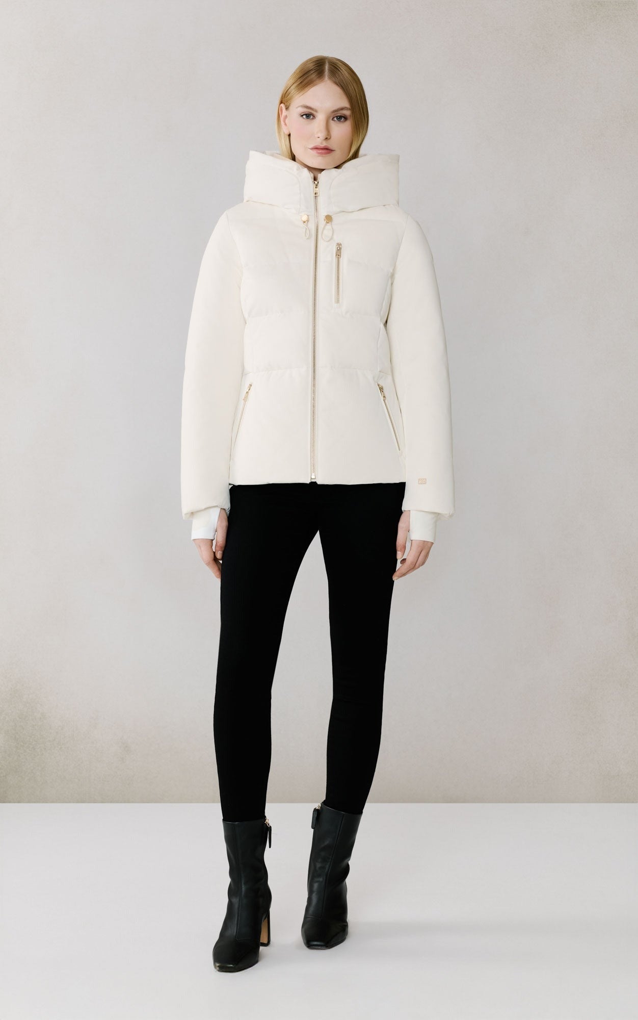 SOIA&KYO MARILOU - Slim - Fit Classic Down Coat With Hood - Boutique Bubbles