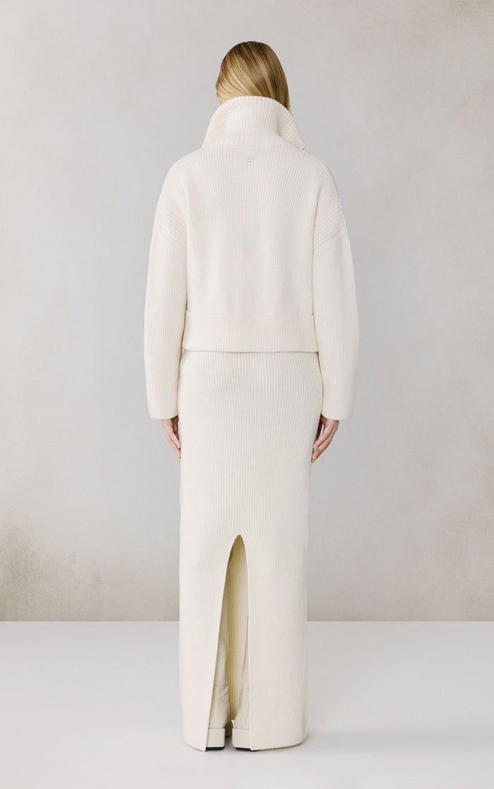 SOIA&KYO NOELLE - Wool Blend Cropped Cardigan - Boutique Bubbles